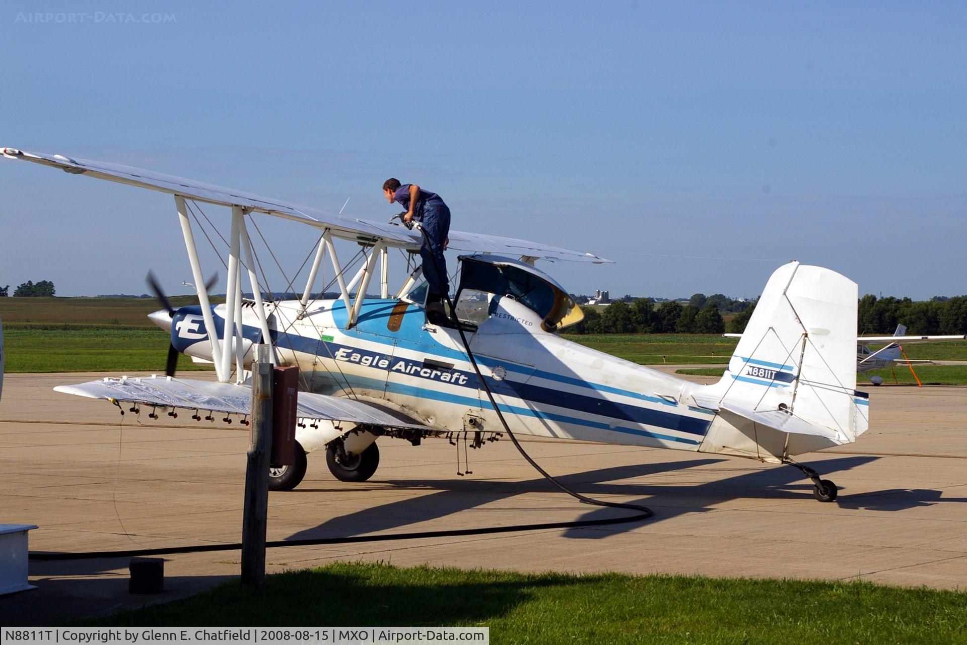 N8811T, 1982 Eagle Aircraft Co EAGLE DW-1 C/N DW-1-0070-82, Readying for work