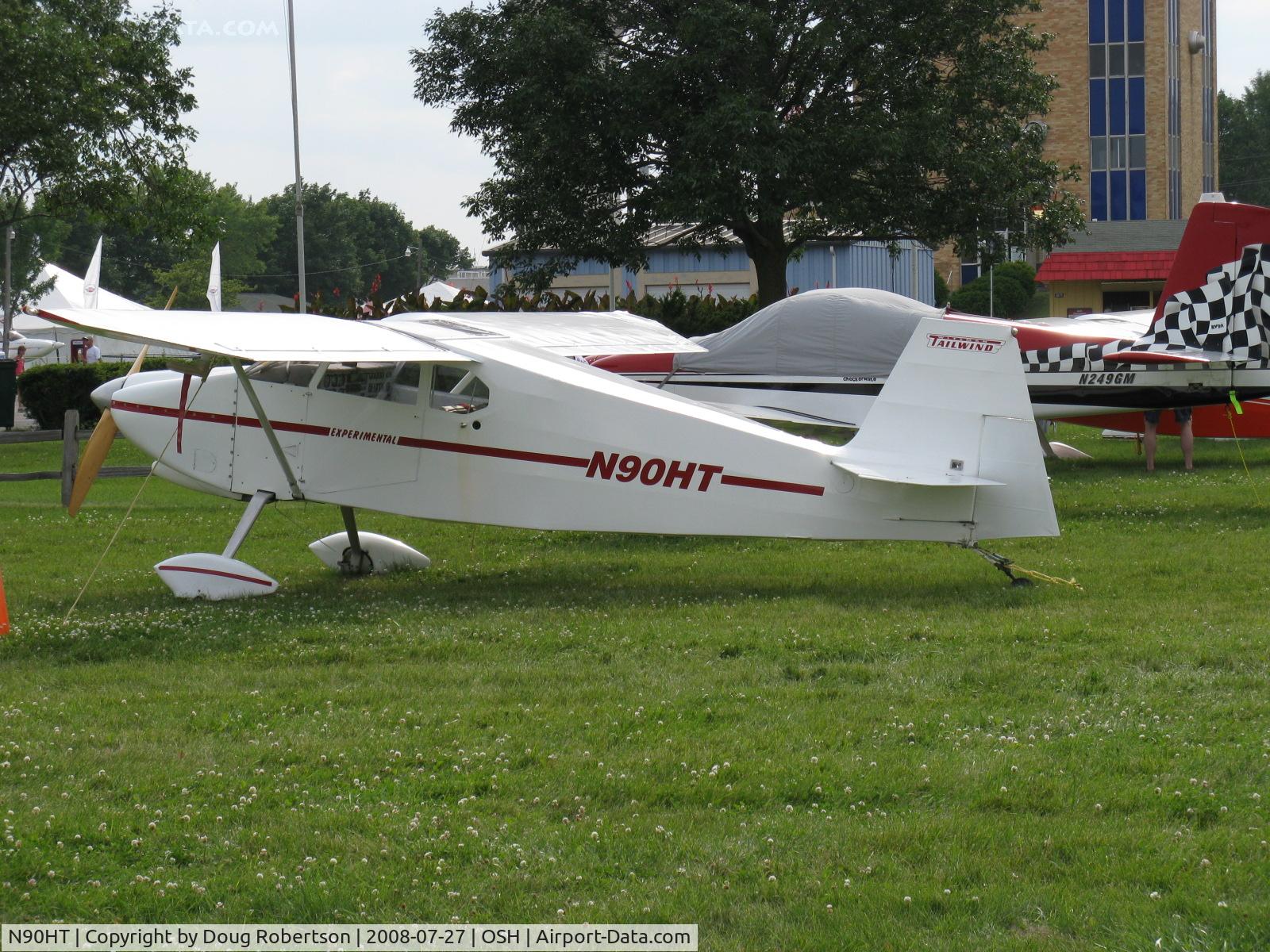 N90HT, 1990 Wittman W-10 Tailwind C/N 679, 1990 Van Wormer WITTMAN TAILWIND W-10, Lycoming O-320