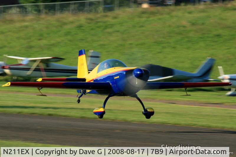 N211EX, 1997 Extra EA-300/200 C/N 010, Extra 200 departs Ellington, CT