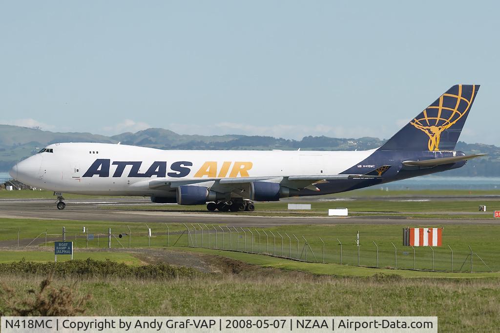 N418MC, 2002 Boeing 747-47UF C/N 32840, Atlas Air 747-400