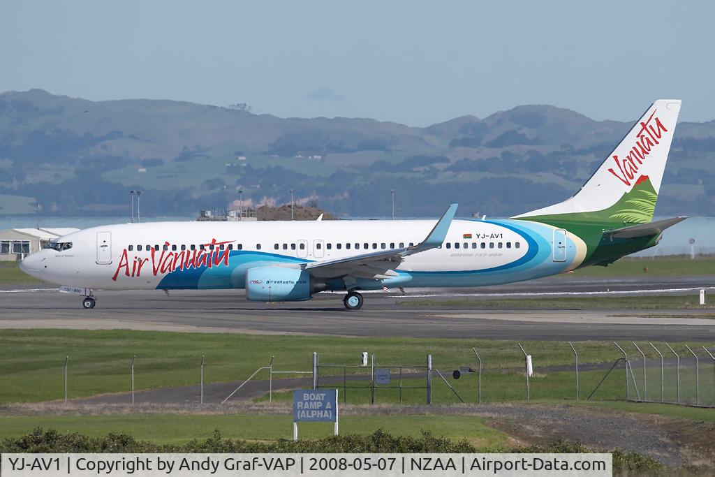 YJ-AV1, 2007 Boeing 737-8Q8 C/N 30734, Air Vanuatu 737-800