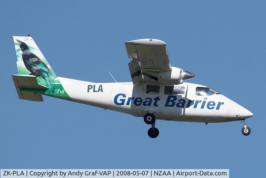 ZK-PLA, 1976 Partenavia P-68B C/N 86, Great Barrier Express Partenavia 68