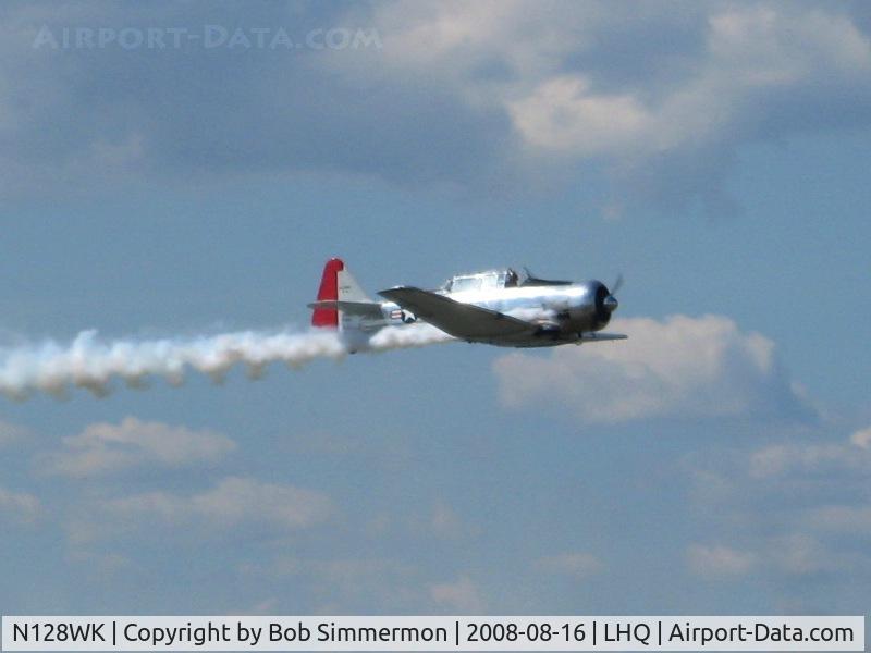 N128WK, 1952 North American AT-6G Texan C/N 168-102 (49-2998), Performing at the Wings of Victory airshow - Lancaster, Ohio