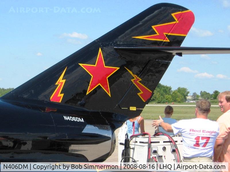 N406DM, 1957 Mikoyan-Gurevich MiG-17T C/N 0613, On display at Wings of Victory airshow - Lancaster, Ohio
