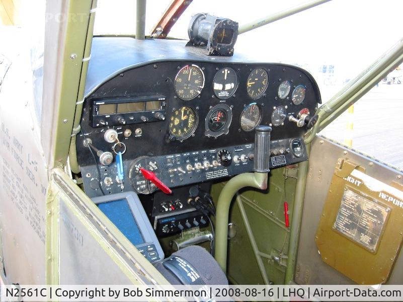 N2561C, Stinson L-5E Sentinel C/N 4472, On display at Wings of Victory airshow - Lancaster, Ohio
