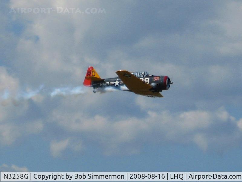 N3258G, North American AT-6D Texan C/N 43839, Performing at the Wings of Victory airshow - Lancaster, Ohio