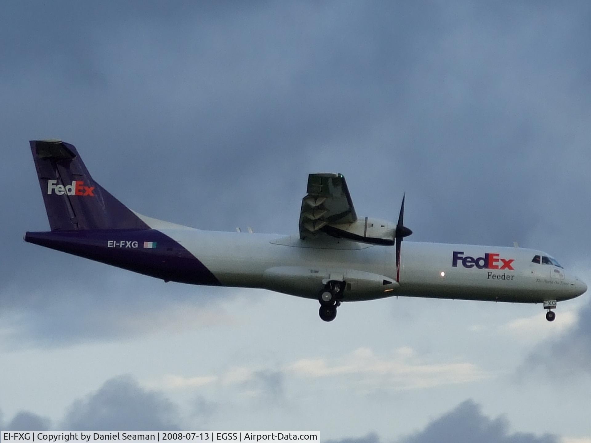 EI-FXG, 1991 ATR 72-202 C/N 224, the first day of a 2 day trip for me.