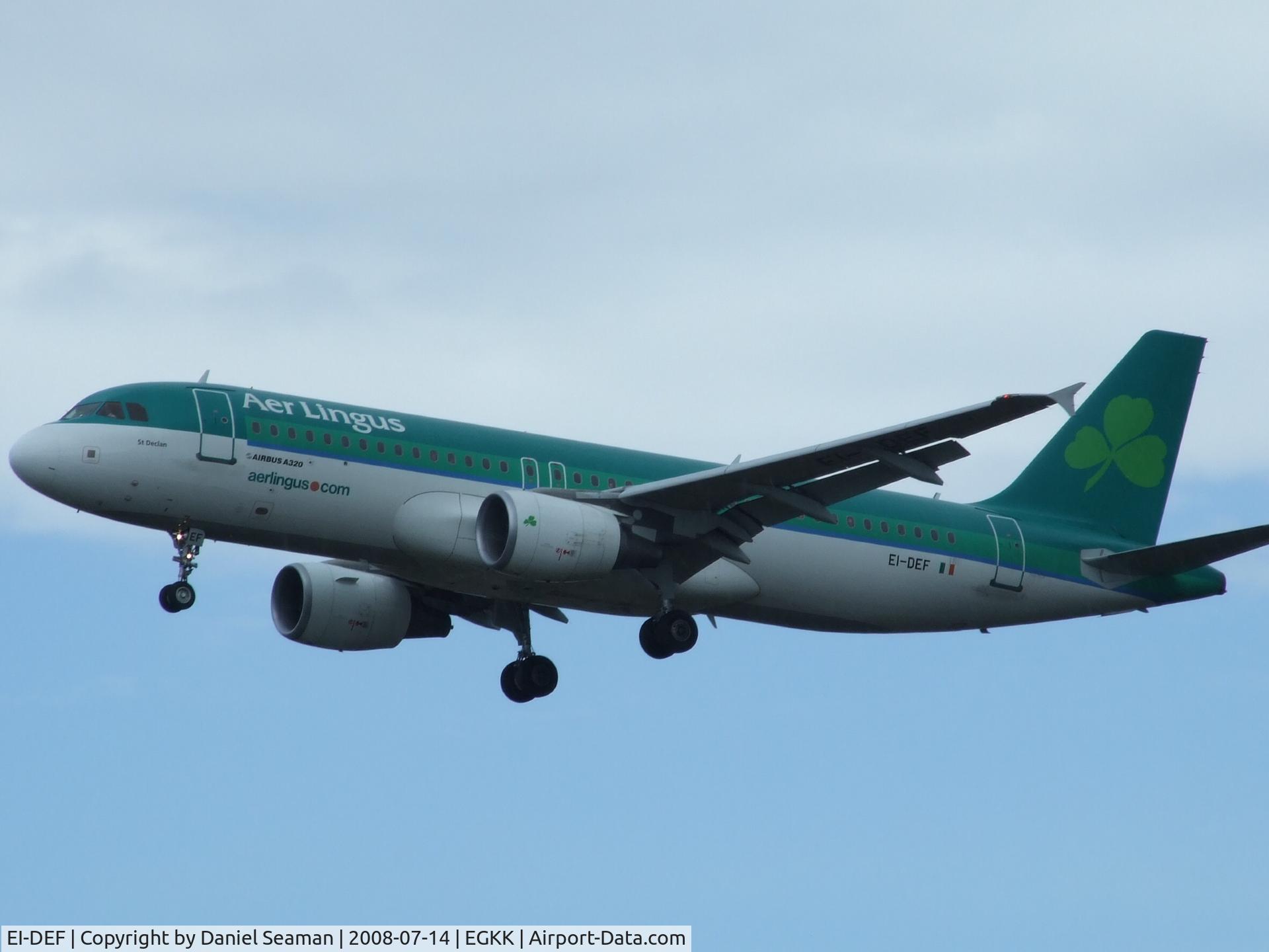 EI-DEF, 2004 Airbus A320-214 C/N 2256, the last day of a 2 day trip for me.
