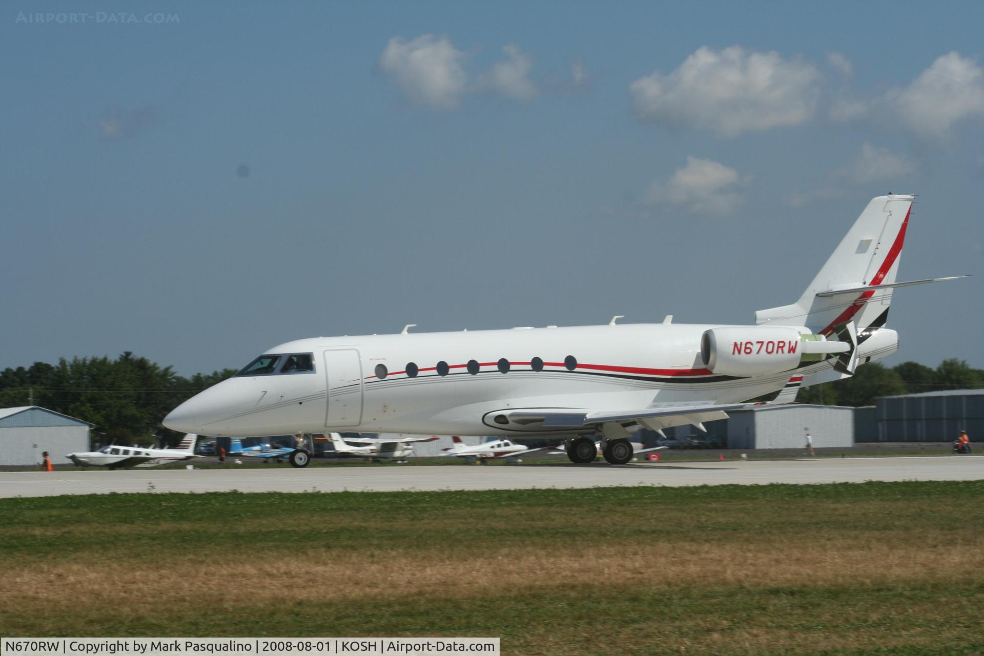 N670RW, 2007 Israel Aircraft Industries Gulfstream 200 C/N 160, Gulfstream 200