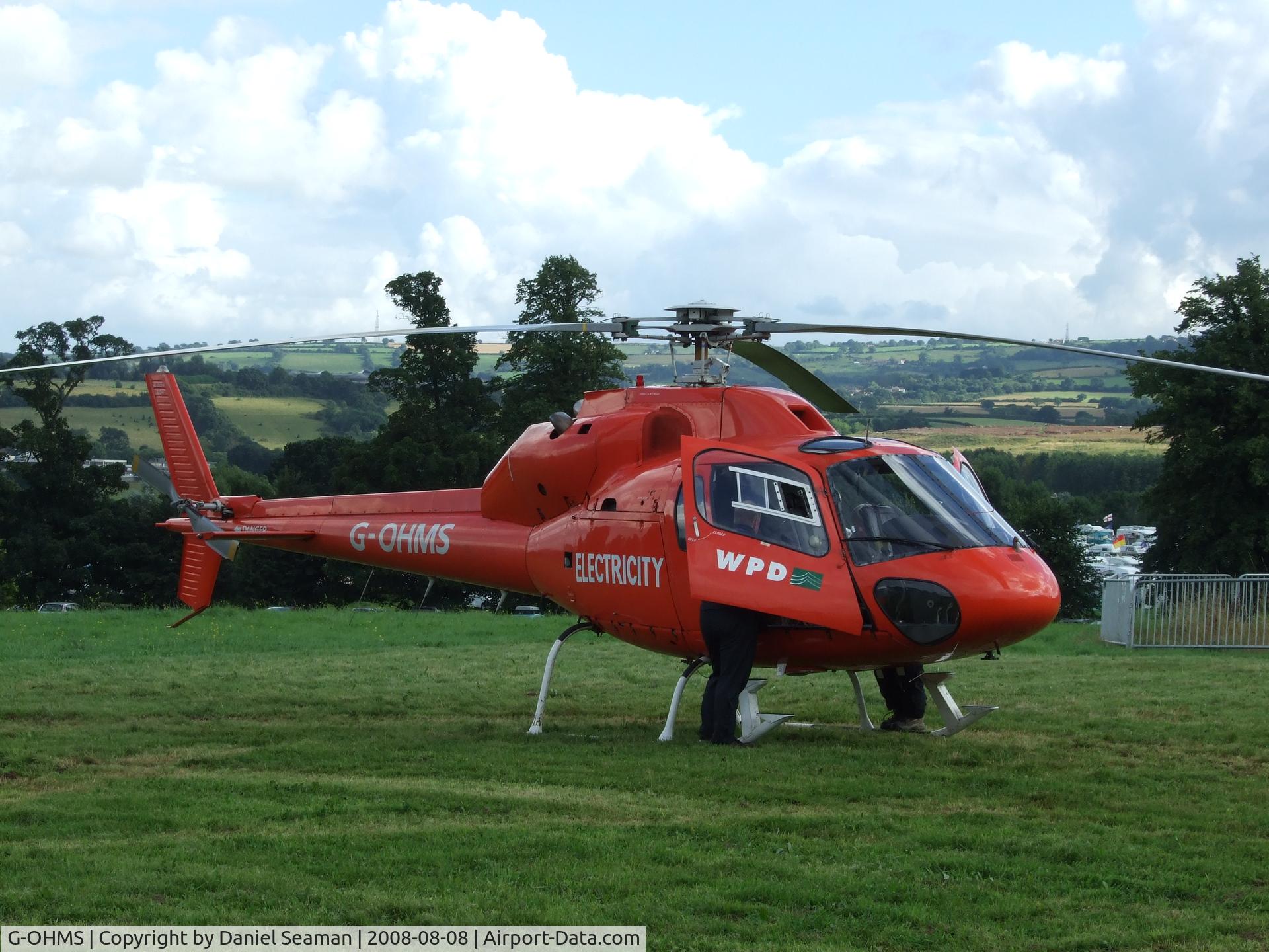 G-OHMS, 1982 Aérospatiale AS-355F-1 Twin Ecureuil C/N 5194, at bristol bollan fista