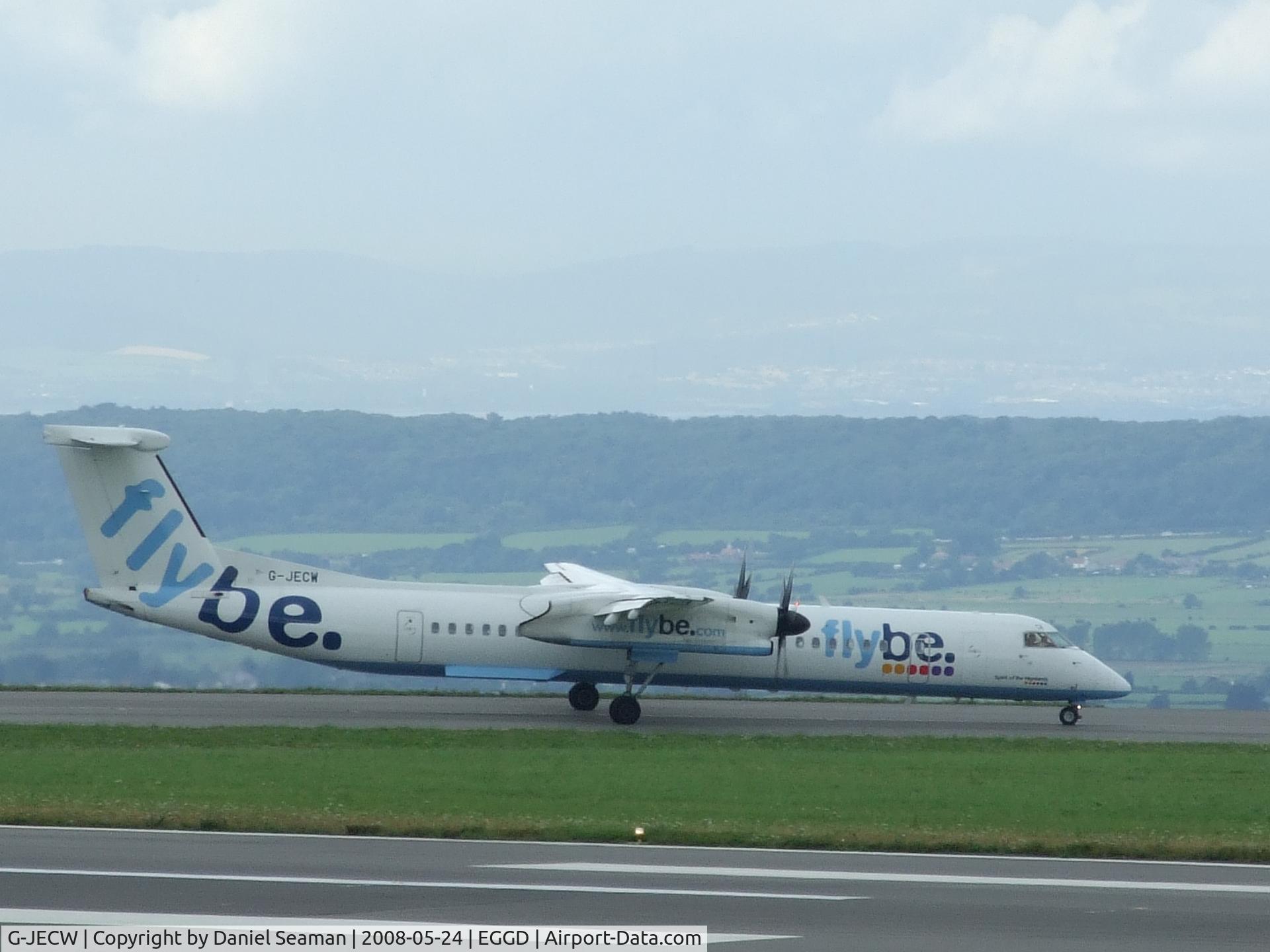 G-JECW, 2007 De Havilland Canada DHC-8-402Q Dash 8 C/N 4152, heineken cup final day!!!