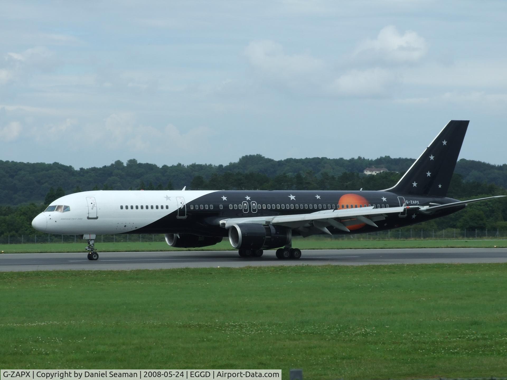 G-ZAPX, 2000 Boeing 757-256 C/N 29309, at last i see a titan 757