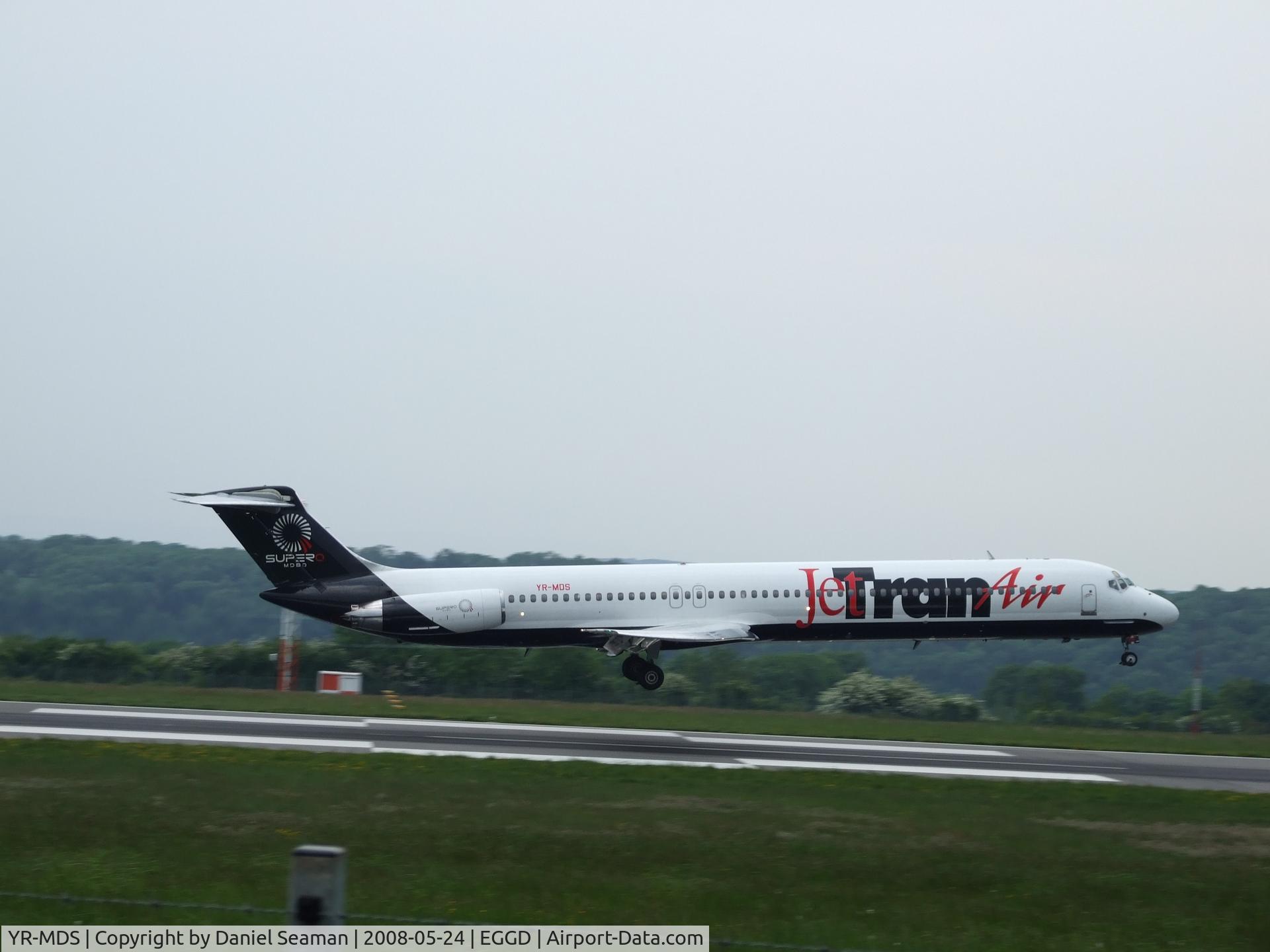 YR-MDS, 1982 McDonnell Douglas MD-82 (DC-9-82) C/N 48098, heineken cup final day!!!