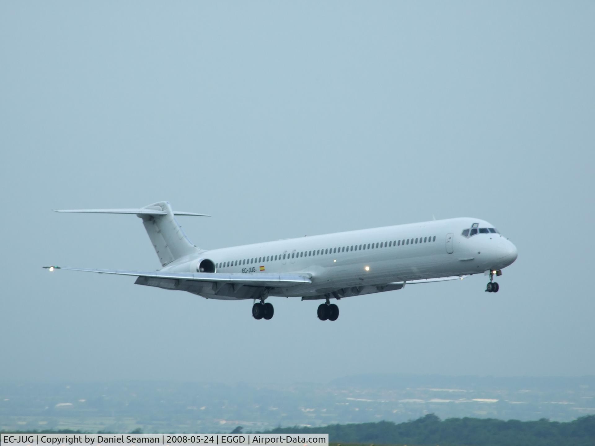 EC-JUG, 1989 McDonnell Douglas MD-83 (DC-9-83) C/N 49847, normaly operates for the un