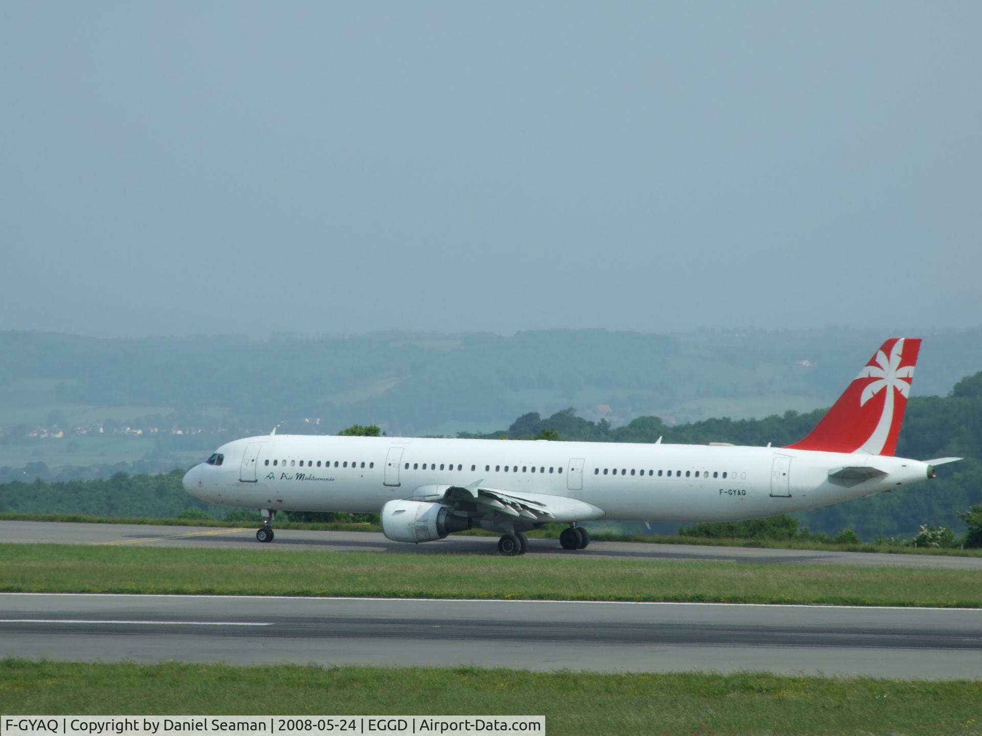 F-GYAQ, 1996 Airbus A321-211 C/N 827, heineken cup final day!!!