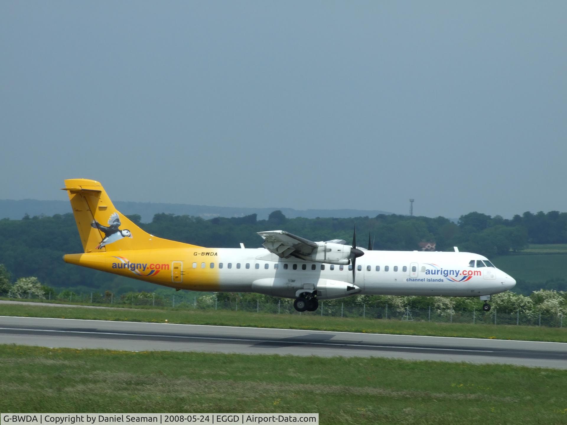 G-BWDA, 1995 ATR 72-202 C/N 444, heineken cup final day!!!