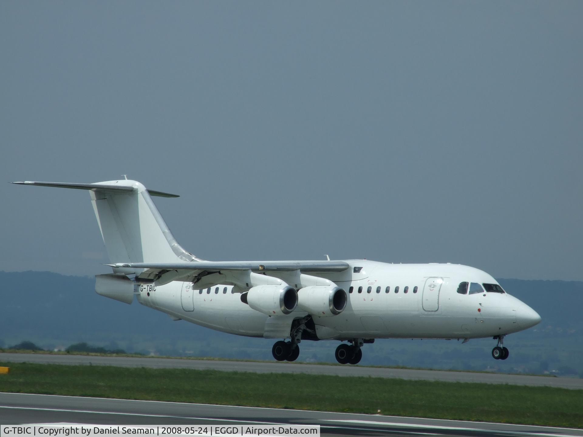 G-TBIC, 1984 British Aerospace BAe.146-200 C/N E2025, heineken cup final day!!!
