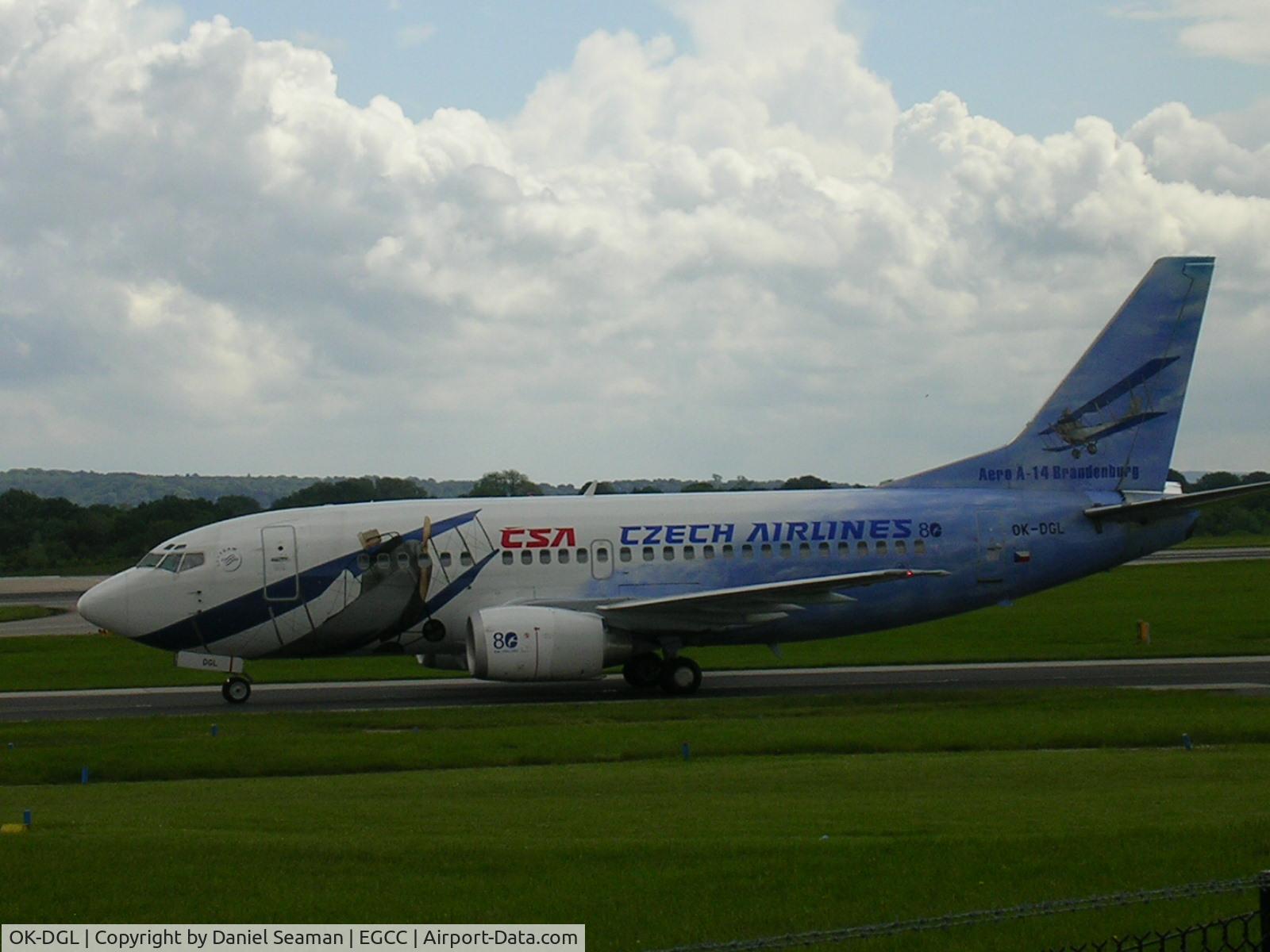 OK-DGL, 1998 Boeing 737-55S C/N 28472, new in manchester