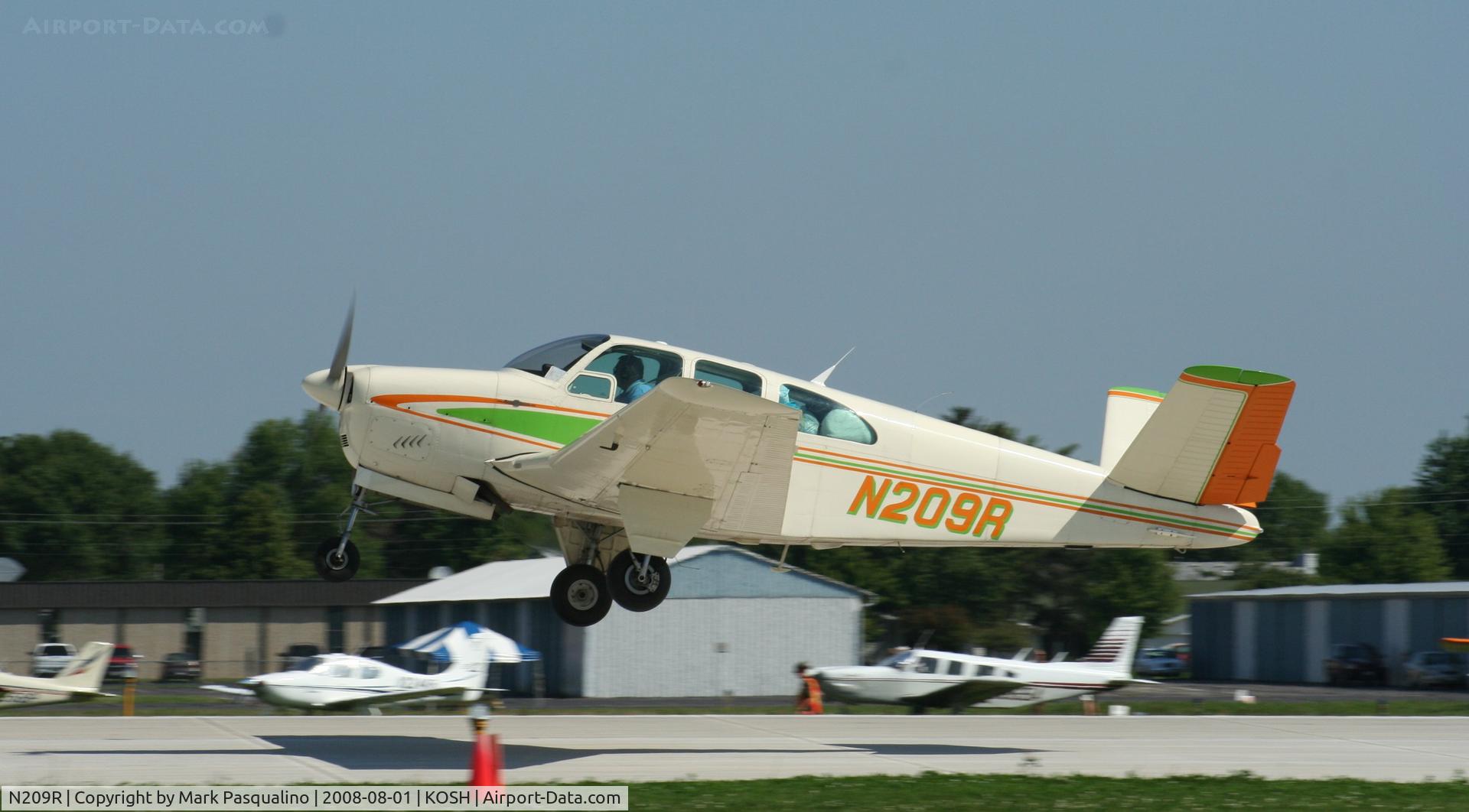 N209R, 1962 Beech P35 Bonanza C/N D-6990, Beech P35