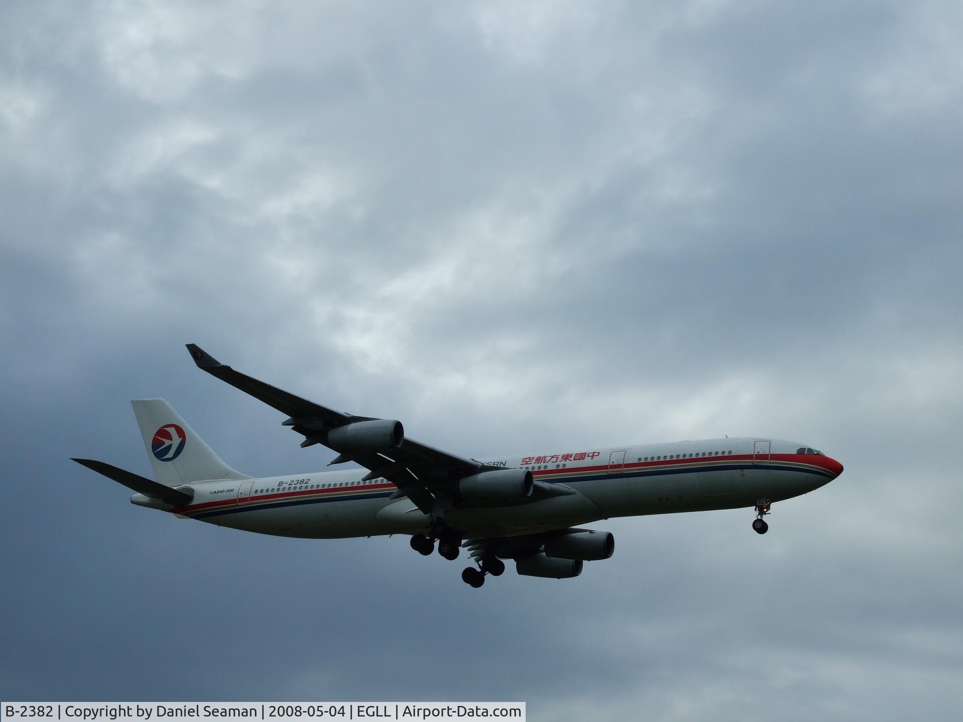 B-2382, 1996 Airbus A340-313 C/N 141, only 1 a day