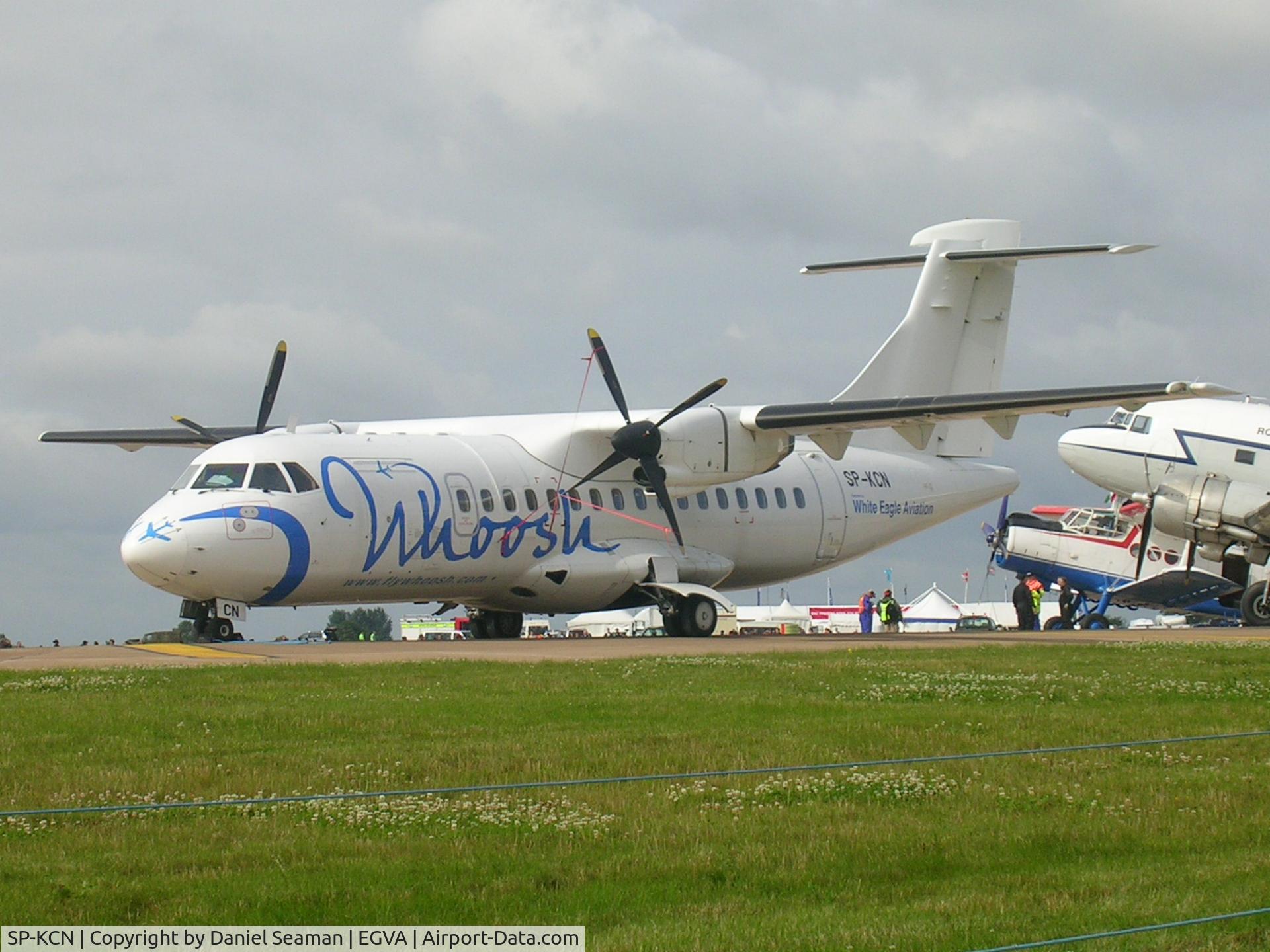 SP-KCN, 1995 ATR 42-320 C/N 409, a charter for riat07