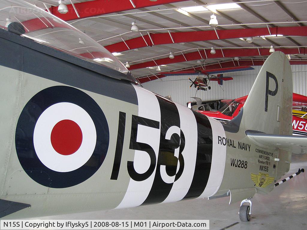 N15S, 1953 Hawker Sea Fury FB.11 C/N 41H/696792, NX15S Hawker Siddeley Sea Fury