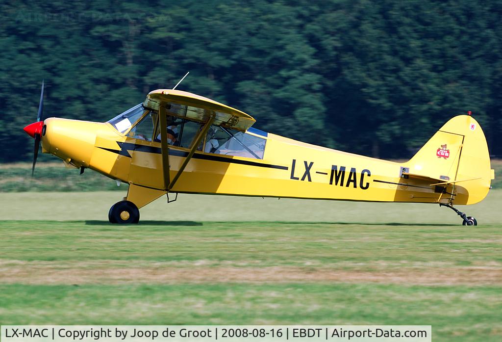 LX-MAC, 1956 Piper L-18C Super Cub (PA-18-150) C/N 18-5392, Participant of the 2008 old timer fly in.