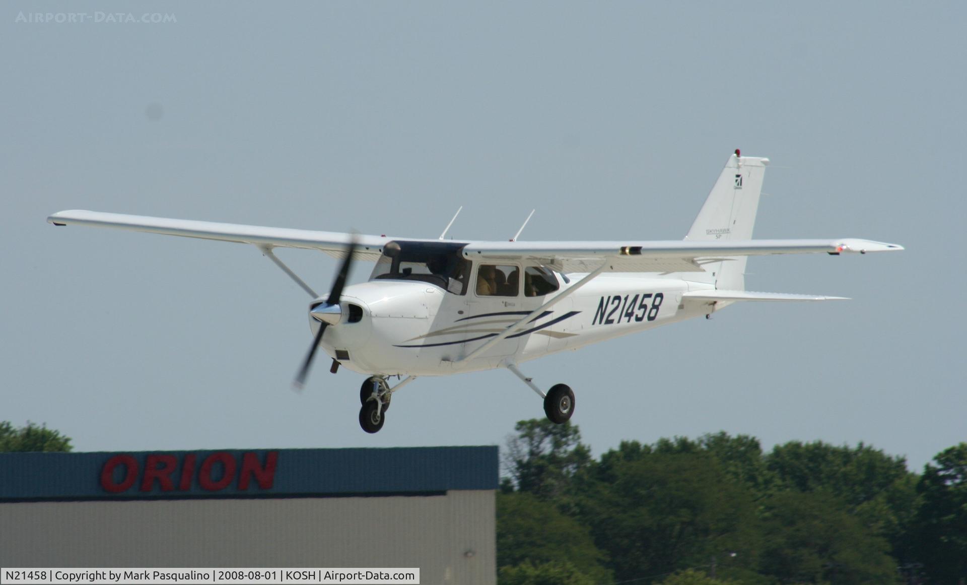 N21458, 2007 Cessna 172S C/N 172S10459, Cessna 172