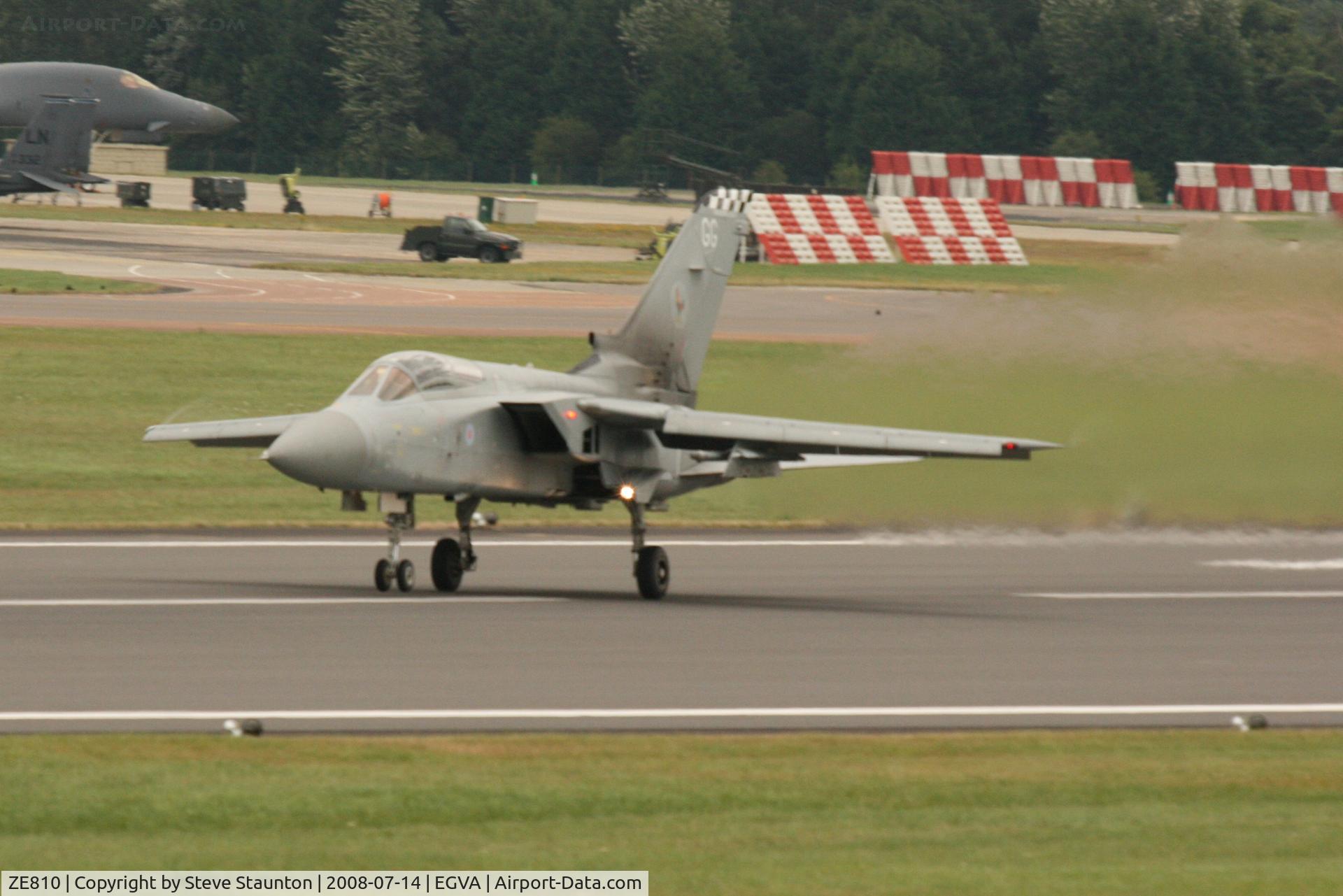 ZE810, 1988 Panavia Tornado F.3 C/N 3324, Taken at the Royal International Air Tattoo 2008 during arrivals and departures (show days cancelled due to bad weather)