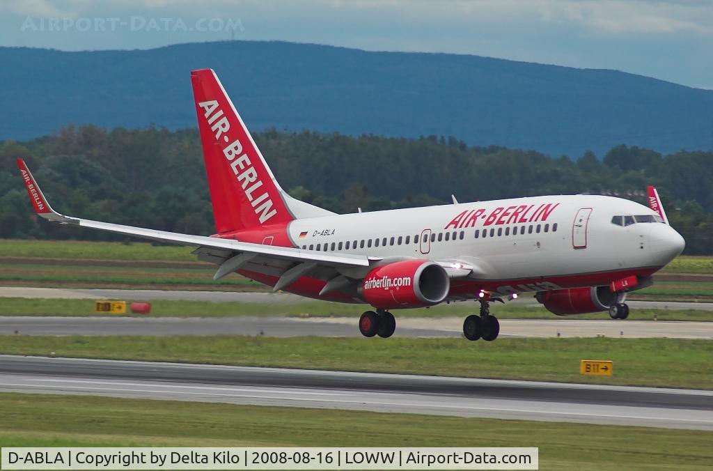 D-ABLA, 2007 Boeing 737-76J C/N 36114, AIR BERLIN