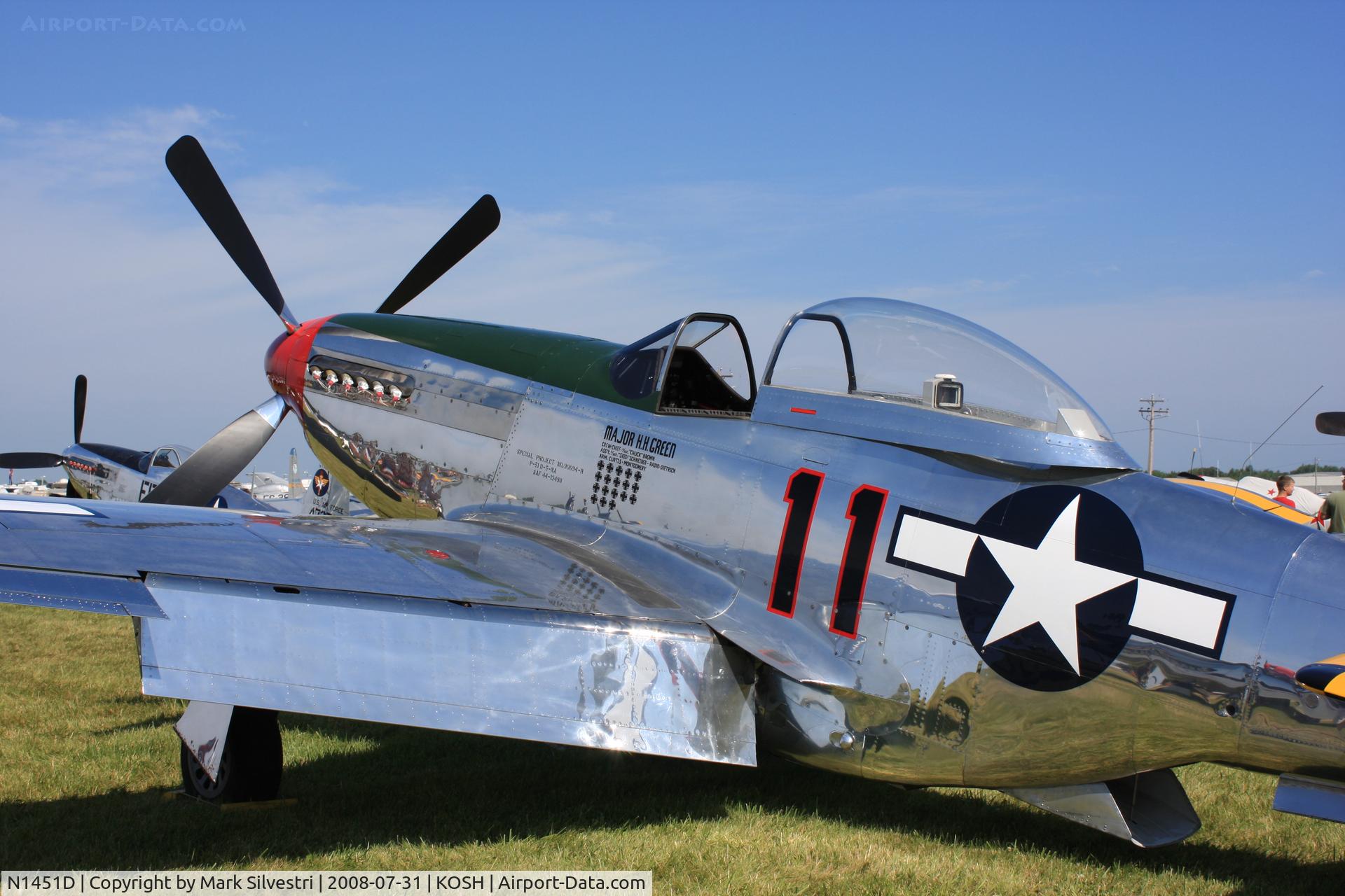 N1451D, 1944 North American P-51D Mustang C/N 44-74446A, Oshkosh 2008