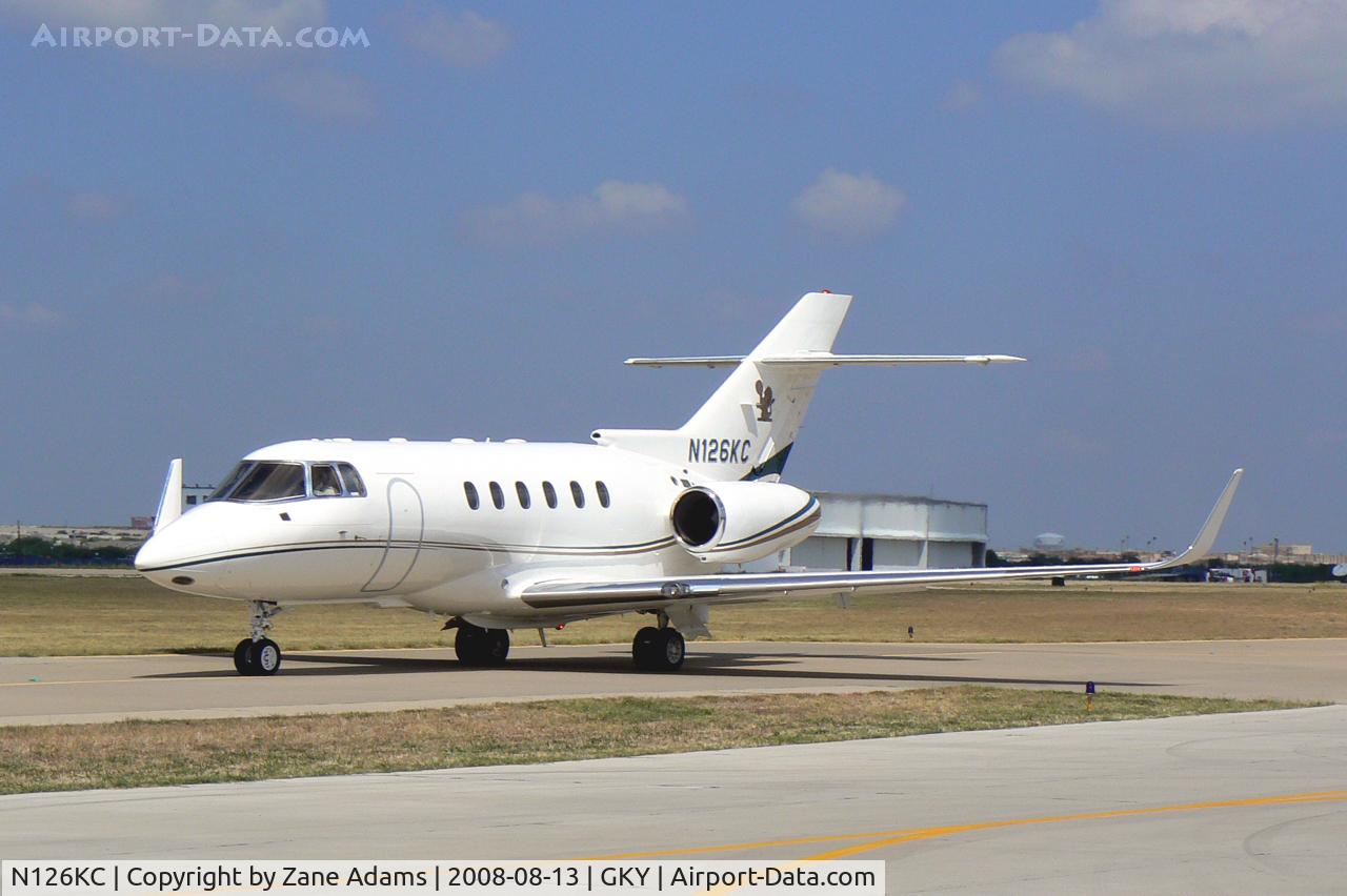 N126KC, 1995 Raytheon Hawker 800XP C/N 258276, At Arlington Municipal