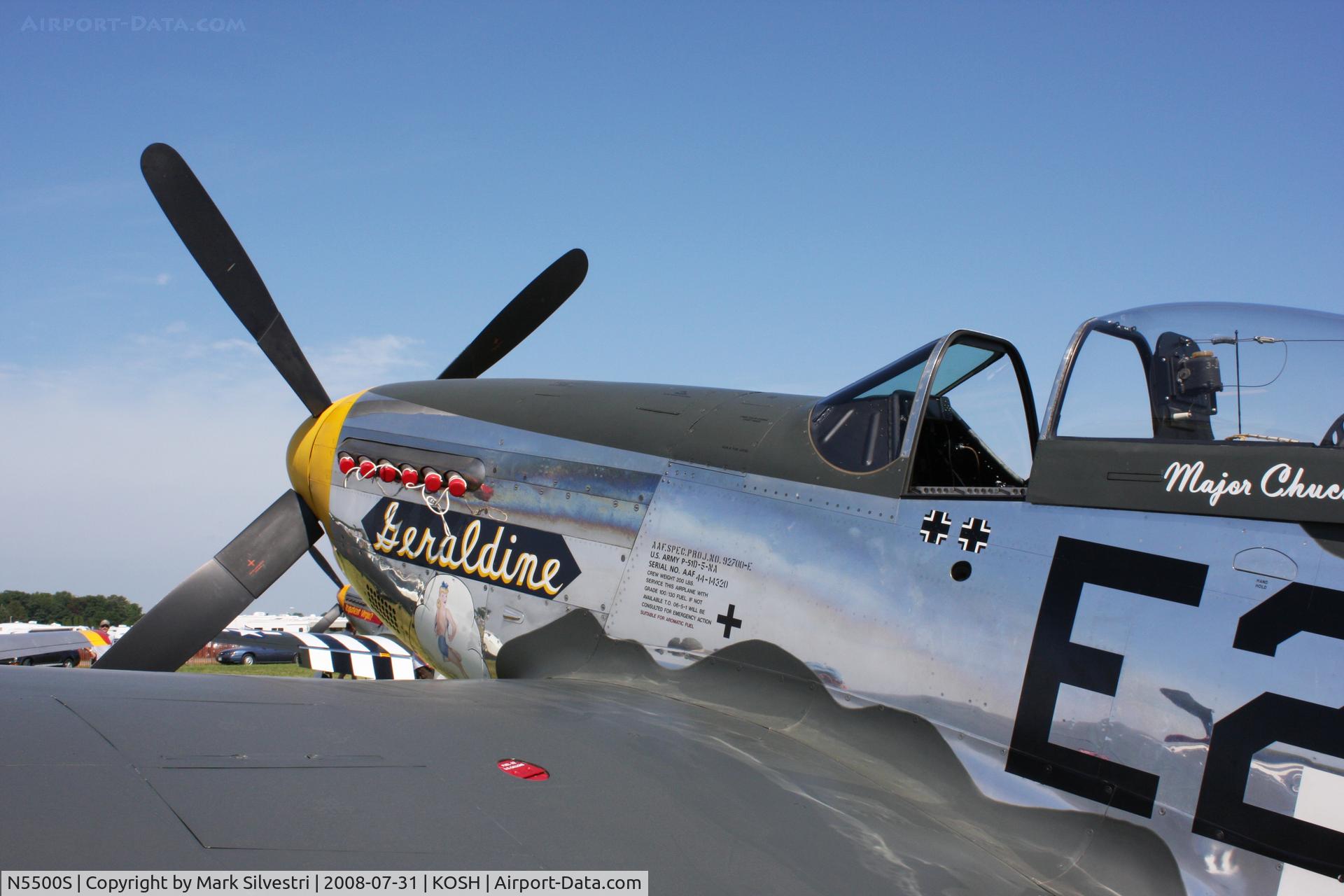 N5500S, 1944 North American F-51D Mustang C/N 44-63655, Oshkosh 2008