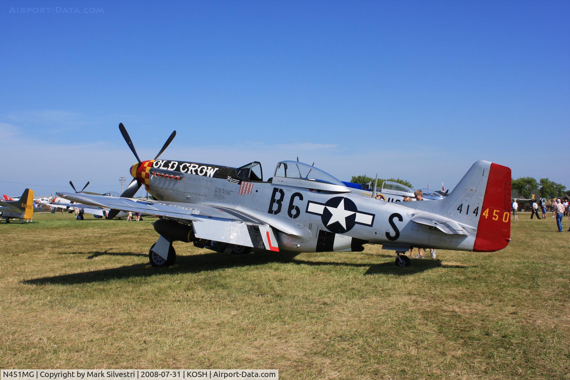 N451MG, 1944 North American P-51D Mustang C/N 44-74774, Oshkosh 2008