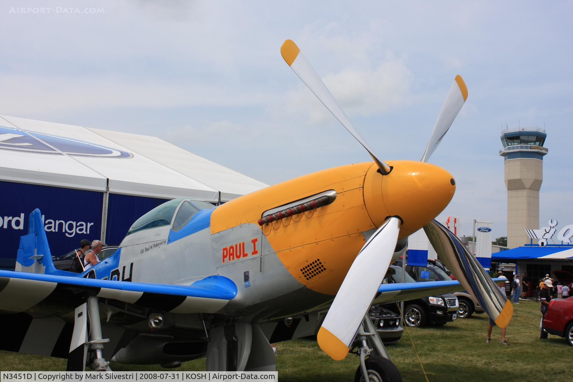N3451D, 1944 North American F-51D Mustang C/N 122-41547, Oshkosh 2008