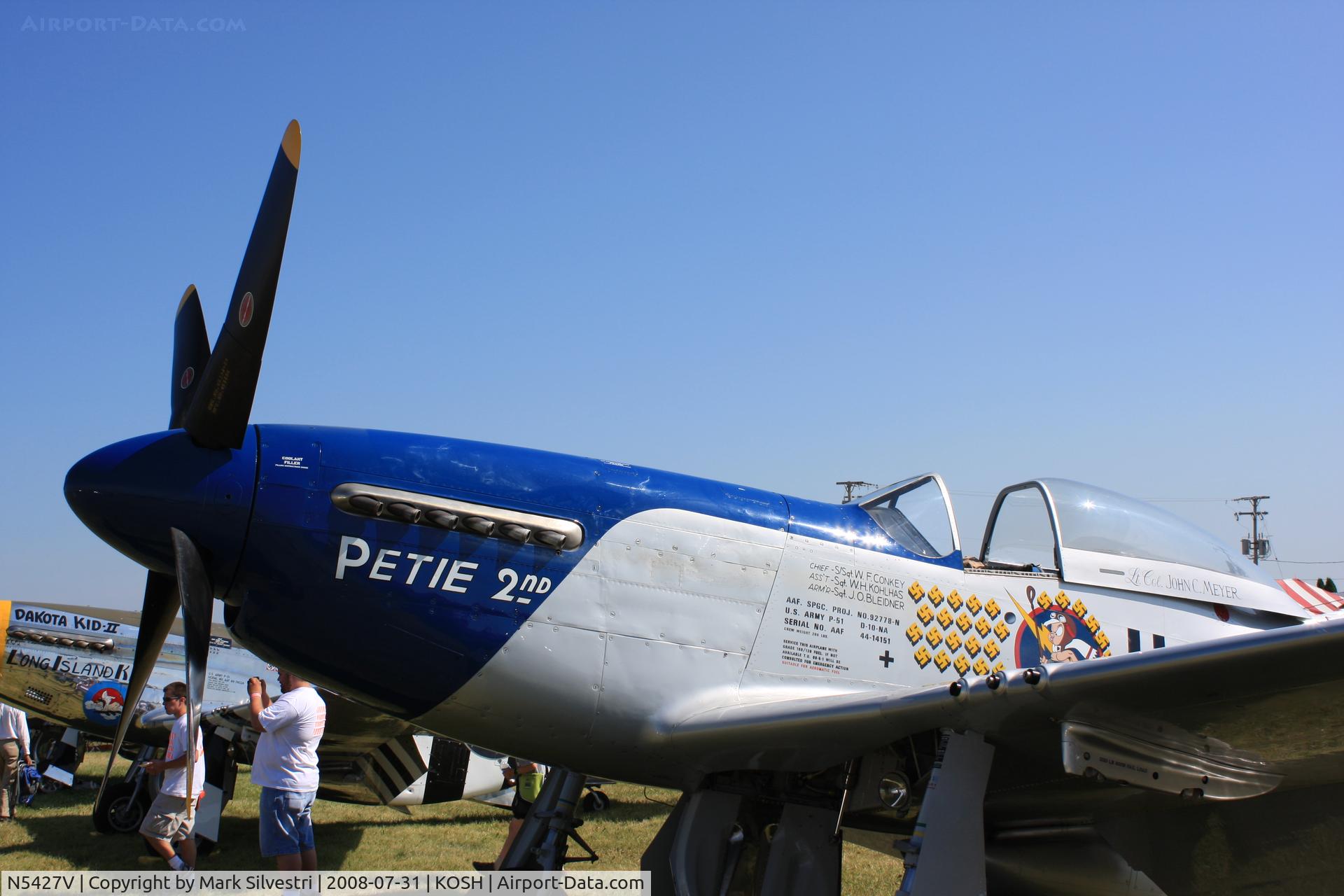 N5427V, 1944 North American F-51D Mustang C/N 44-72942, Oshkosh 2008