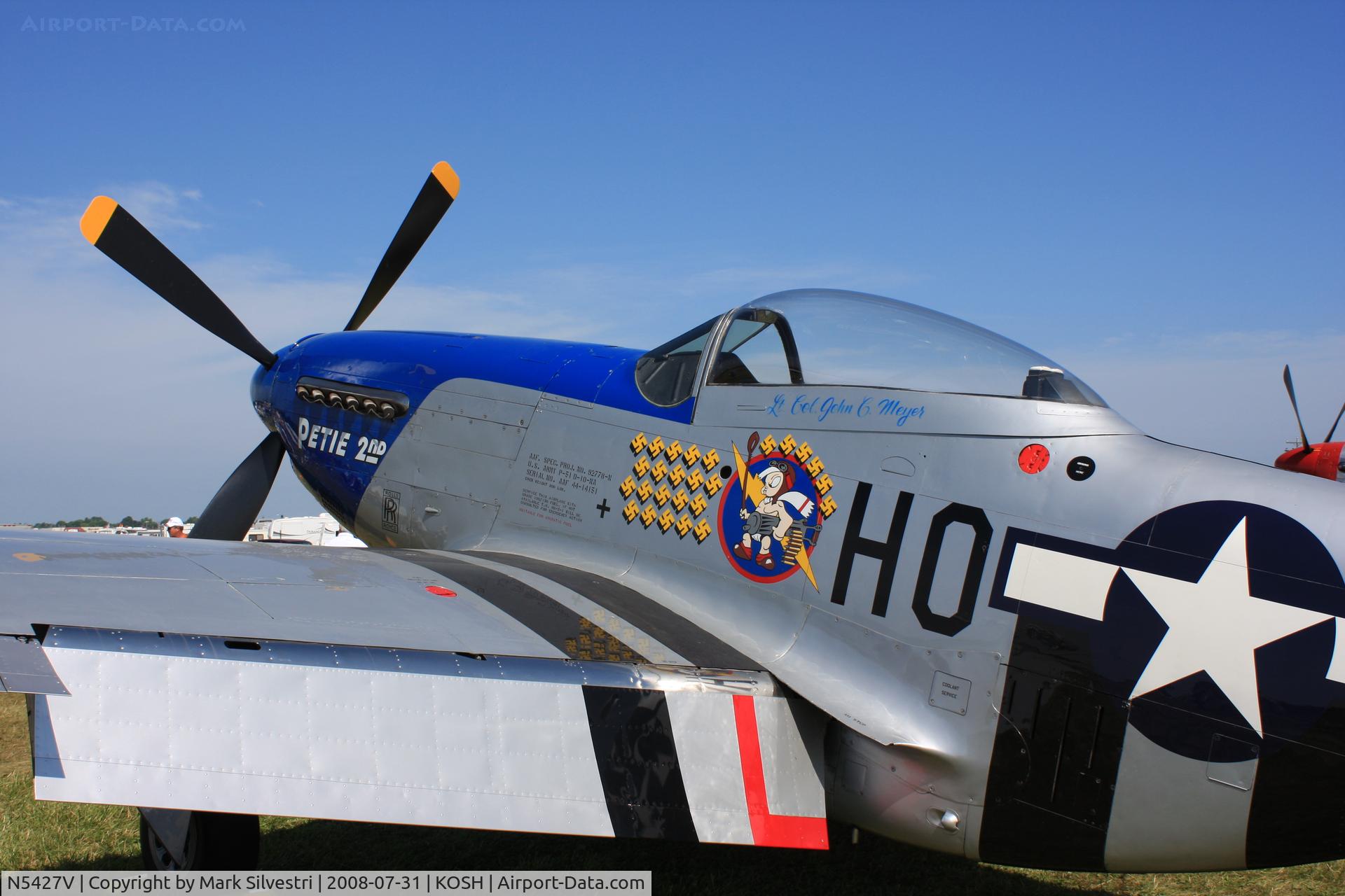 N5427V, 1944 North American F-51D Mustang C/N 44-72942, Oshkosh 2008