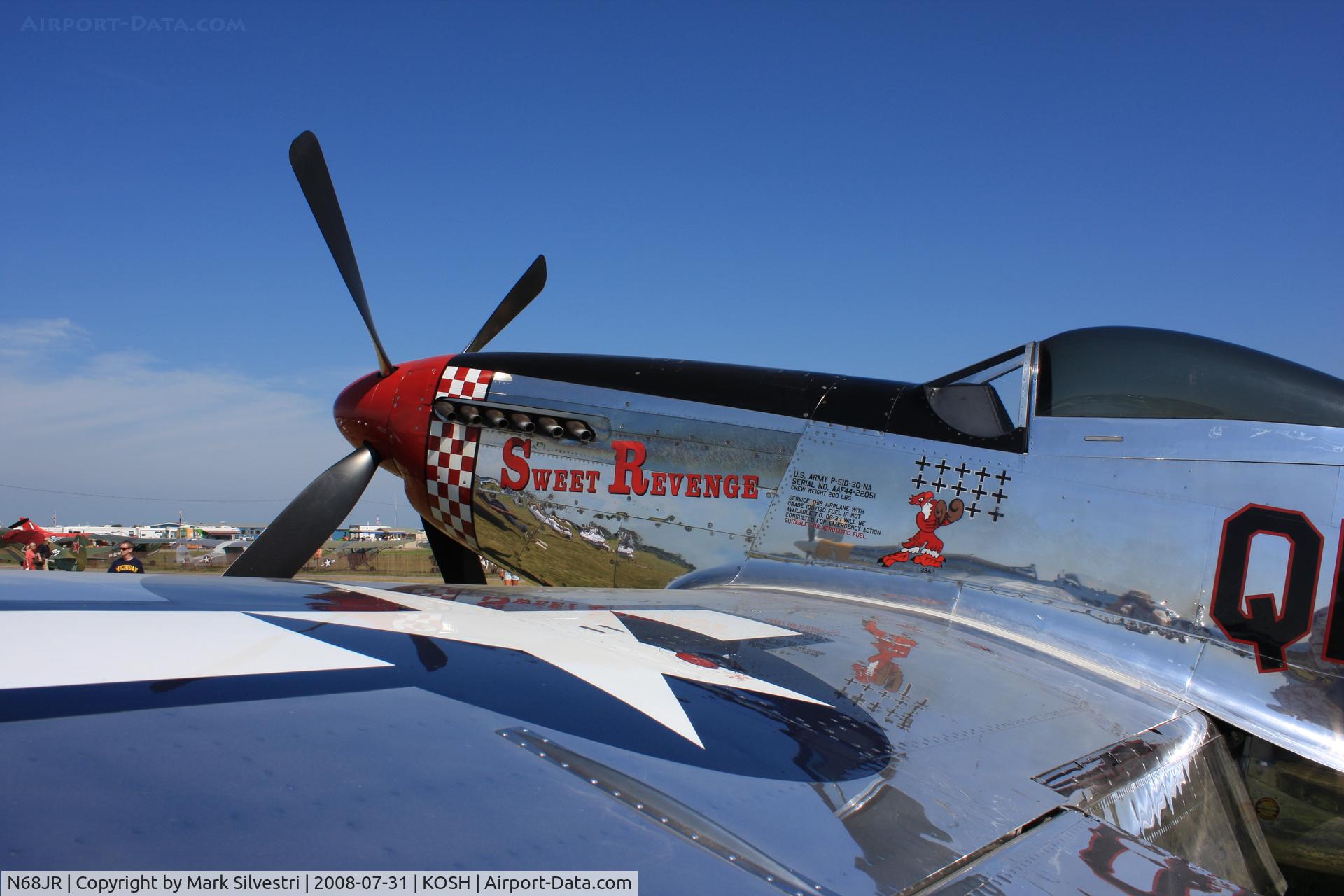 N68JR, 1944 North American P-51D Mustang C/N 44-72051, Oshkosh 2008