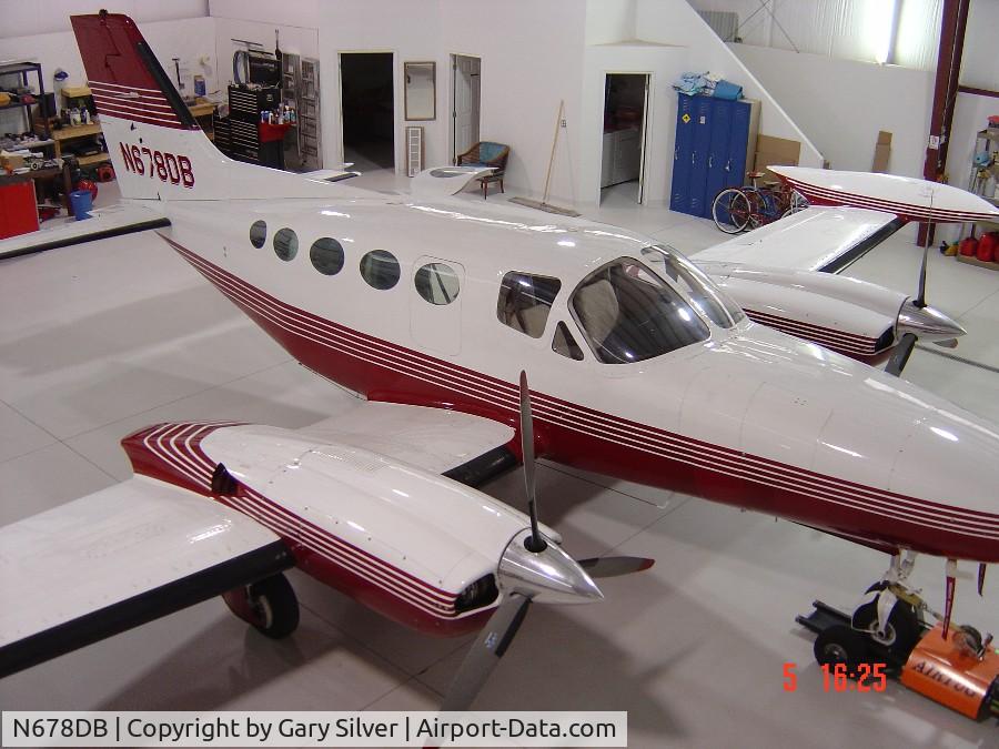 N678DB, 1975 Cessna 421B Golden Eagle C/N 421B0876, N678DB in Hangar Ogden Utah