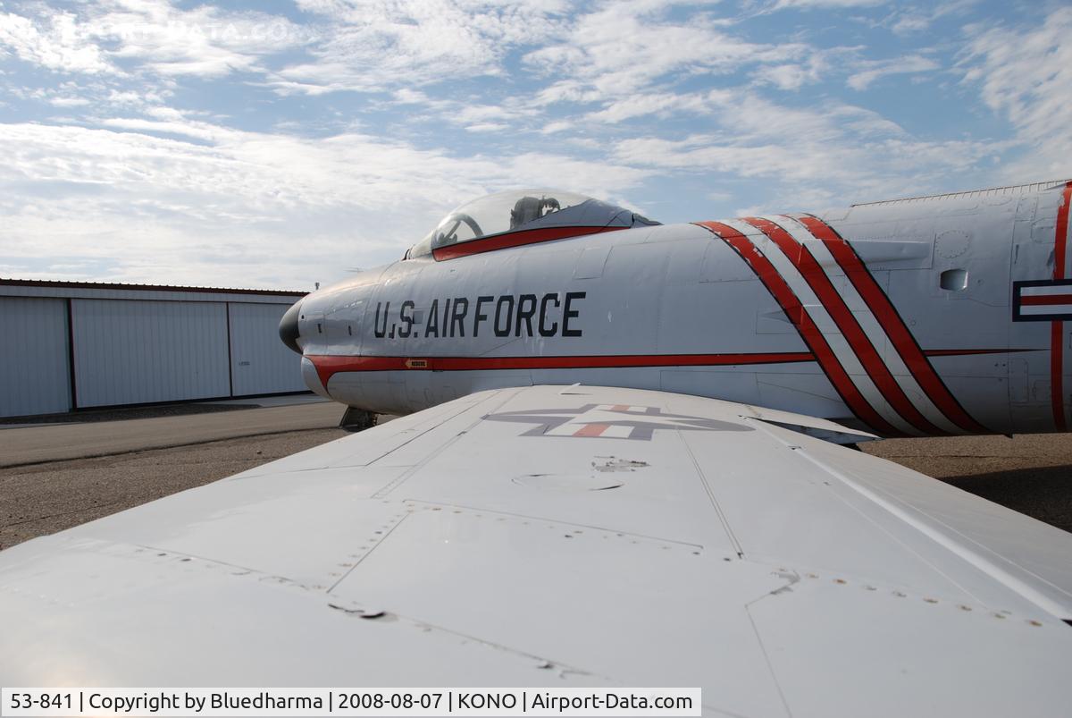 53-841, 1955 North American F-86D Sabre C/N 201-285, Sabre Parked at Ontario Airport. Part of the Merle Maine collection