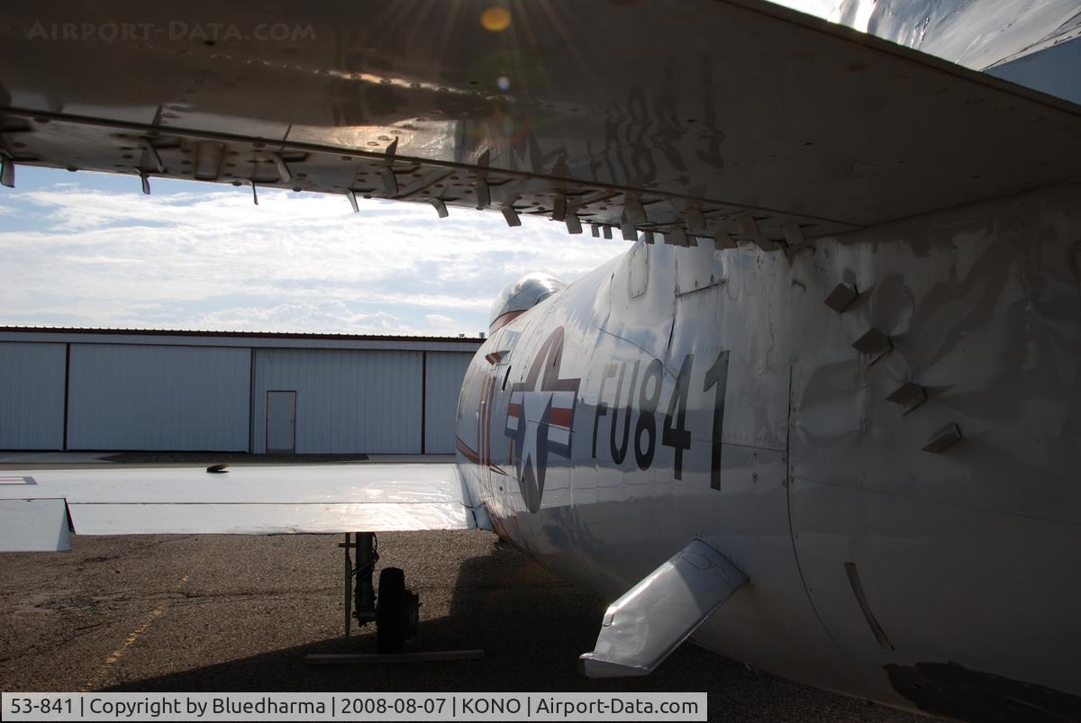 53-841, 1955 North American F-86D Sabre C/N 201-285, Sabre Parked at Ontario Airport. Part of the Merle Maine collection