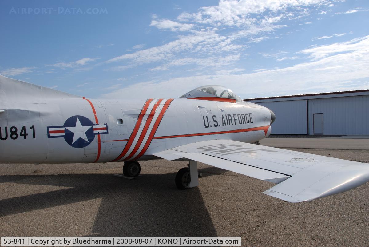 53-841, 1955 North American F-86D Sabre C/N 201-285, Sabre Parked at Ontario Airport. Part of the Merle Maine collection