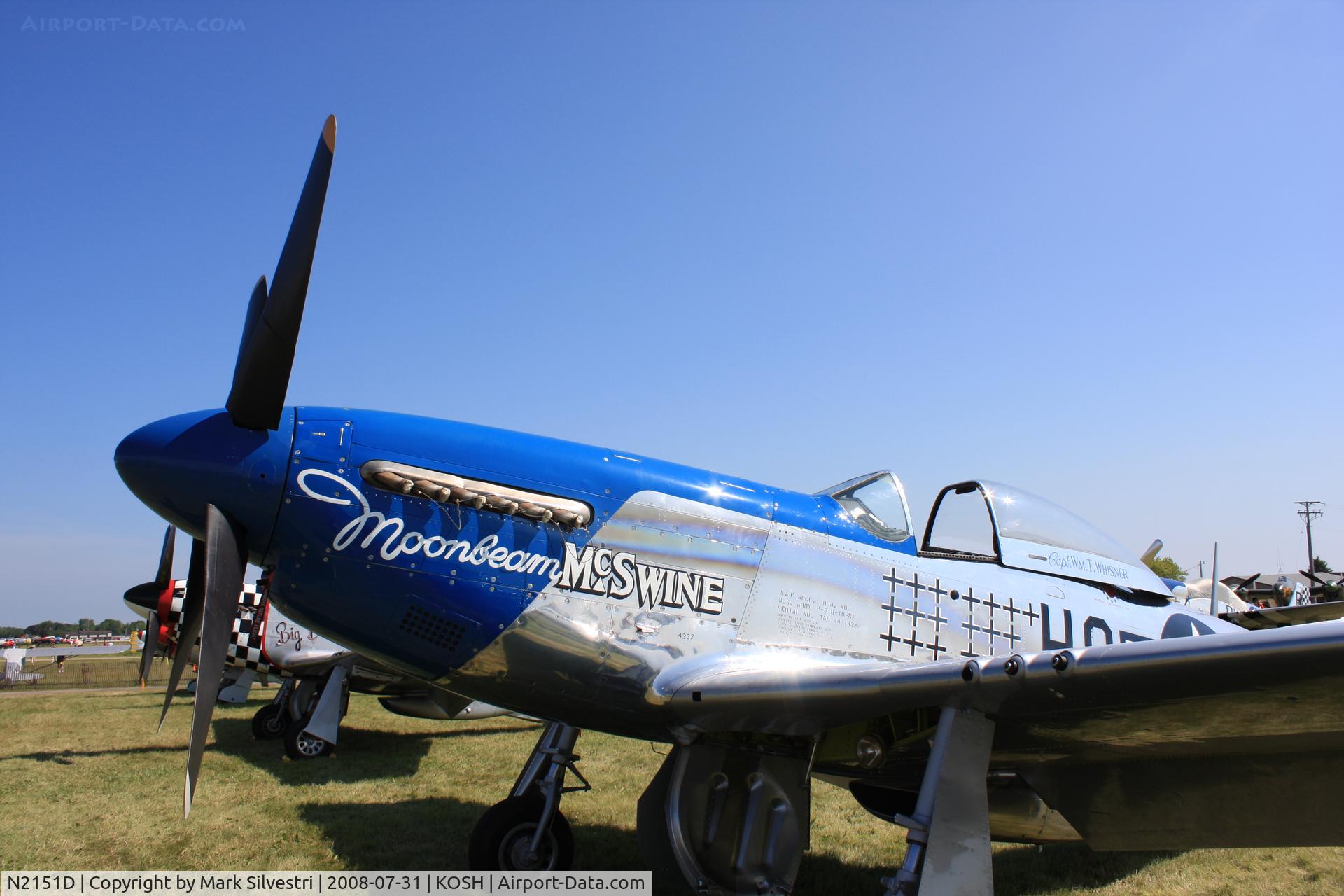 N2151D, 1944 North American F-51D Mustang C/N 122-40196, Oshkosh 2008