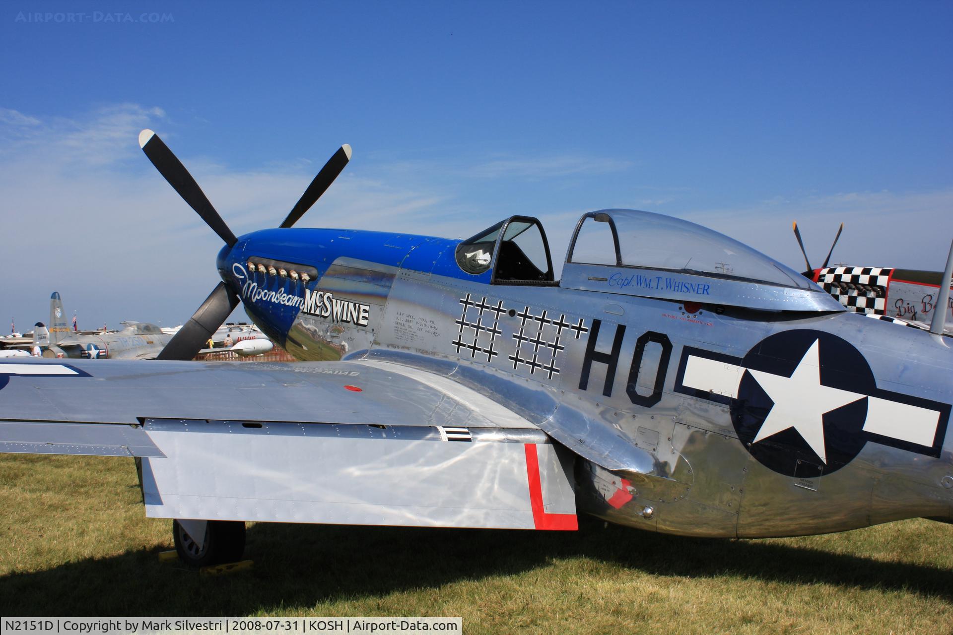 N2151D, 1944 North American F-51D Mustang C/N 122-40196, Oshkosh 2008