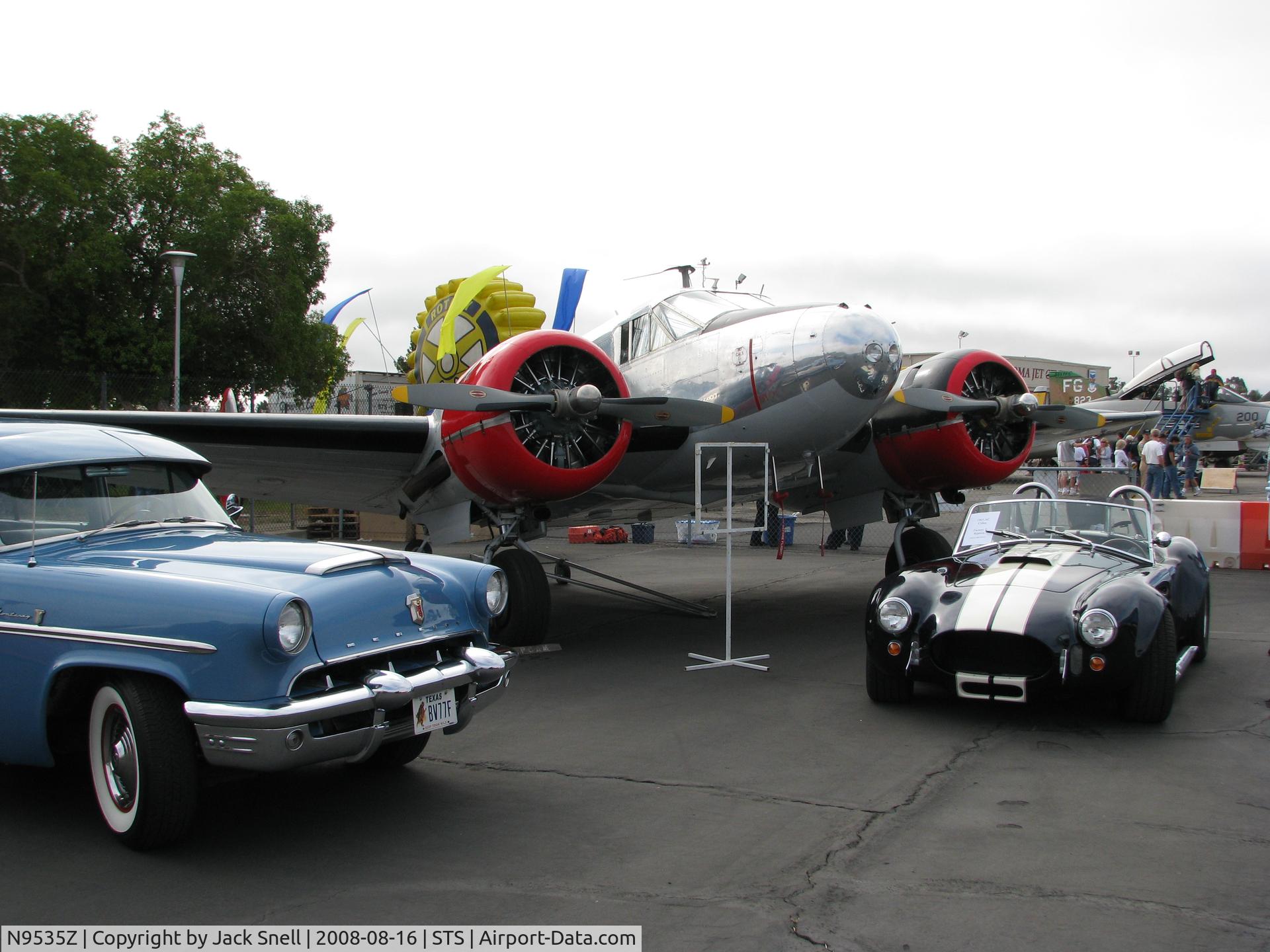 N9535Z, 1951 Beech C-45H Expeditor C/N AF-81, Displayed at the 2008 Wings Over Wine Country Air Show