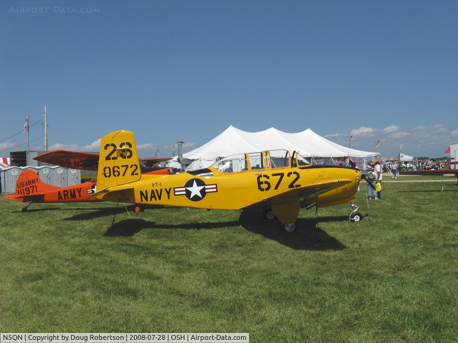 N5QN, 1955 Beech-nogle D-45 C/N BG-6, Beech-Nogle D-45 as T-34B MENTOR, Continental O-470 225 Hp