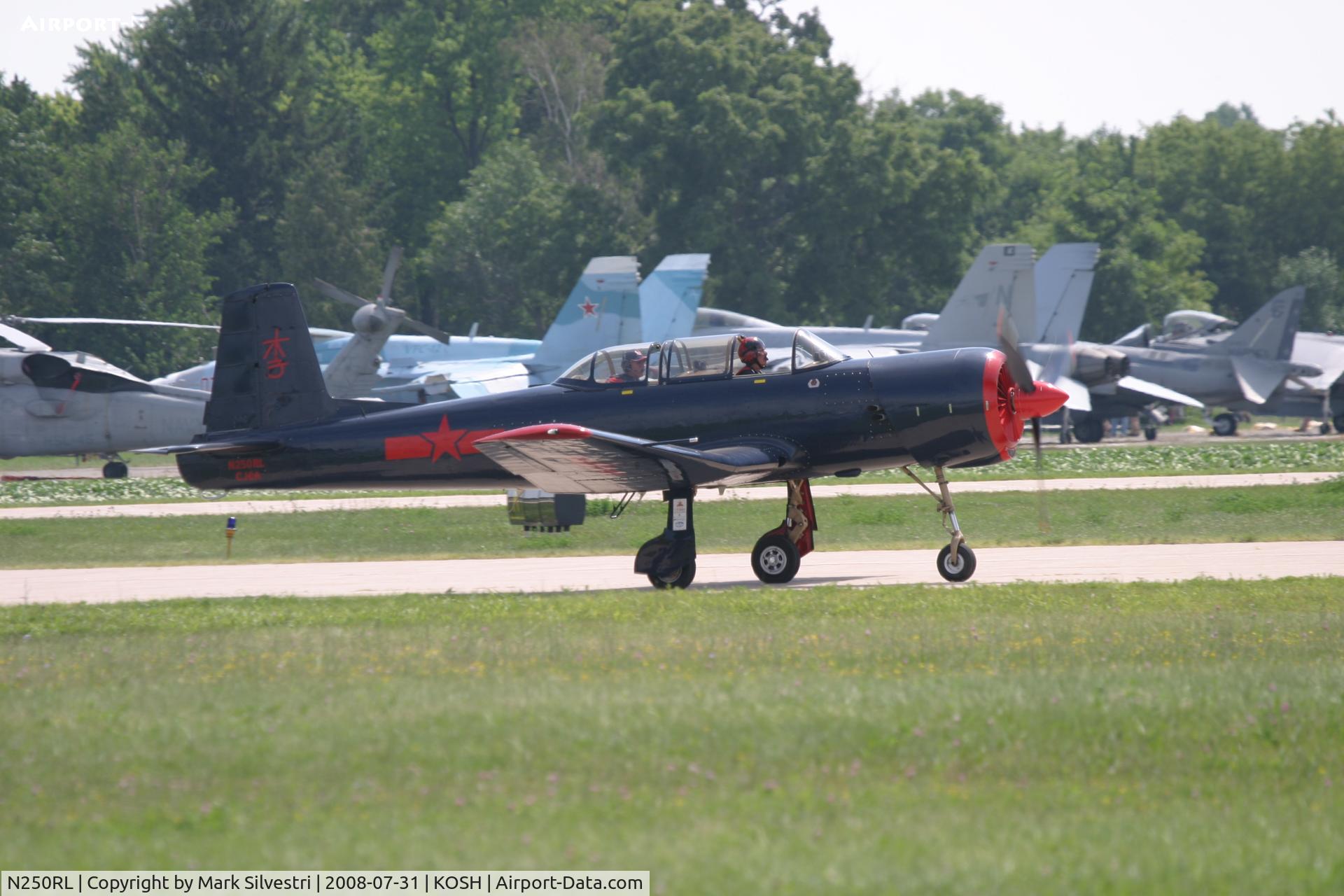 N250RL, 1968 Nanchang CJ-6A C/N 2432066, Oshkosh 2008