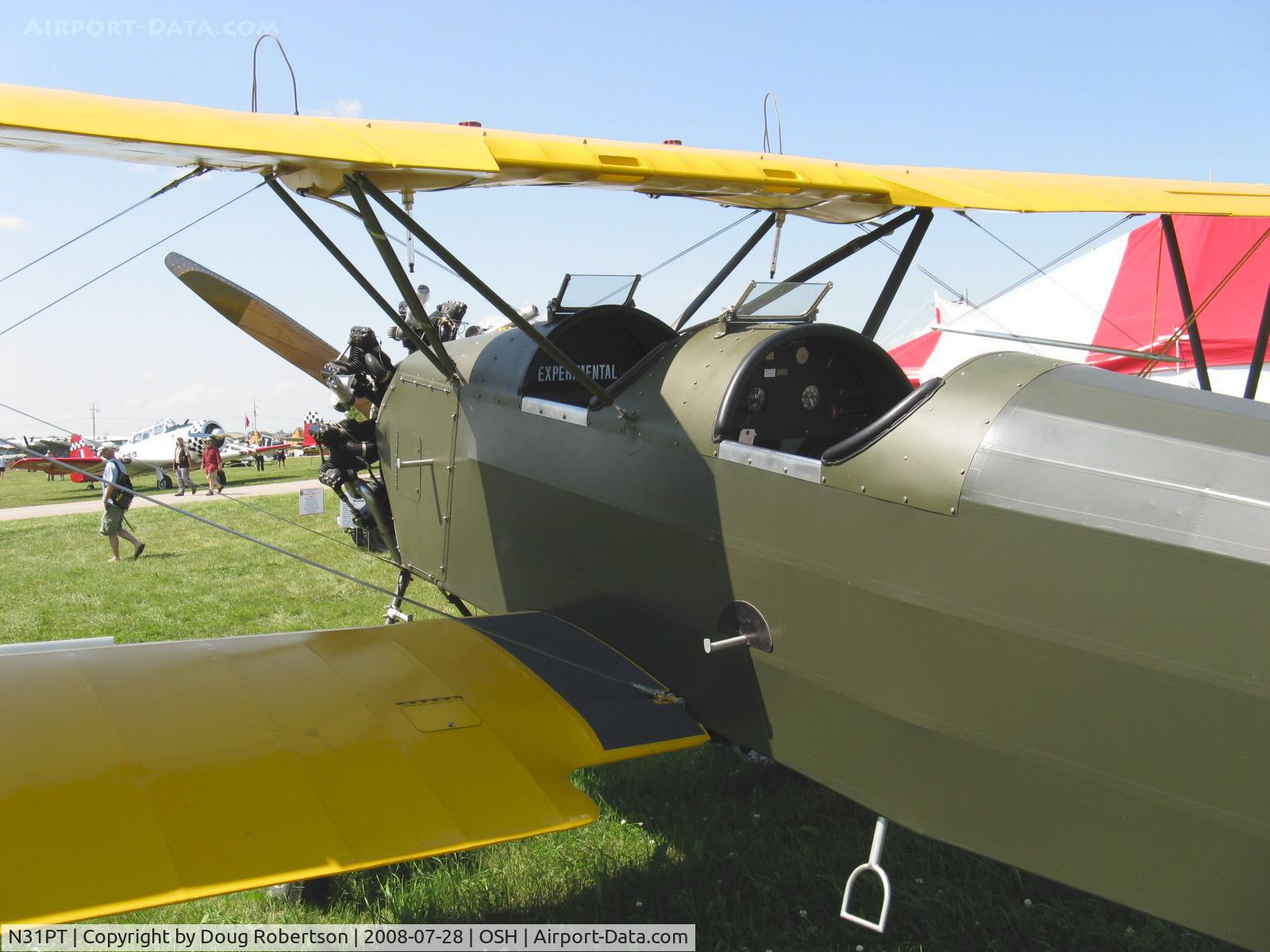 N31PT, 1998 Consolidated PT-3 Replica C/N 1, 1998 EAA Foundation POBEREZNY Consolidated PT-3 'HUSKY', Continental R-670-11 220 Hp reconstruction