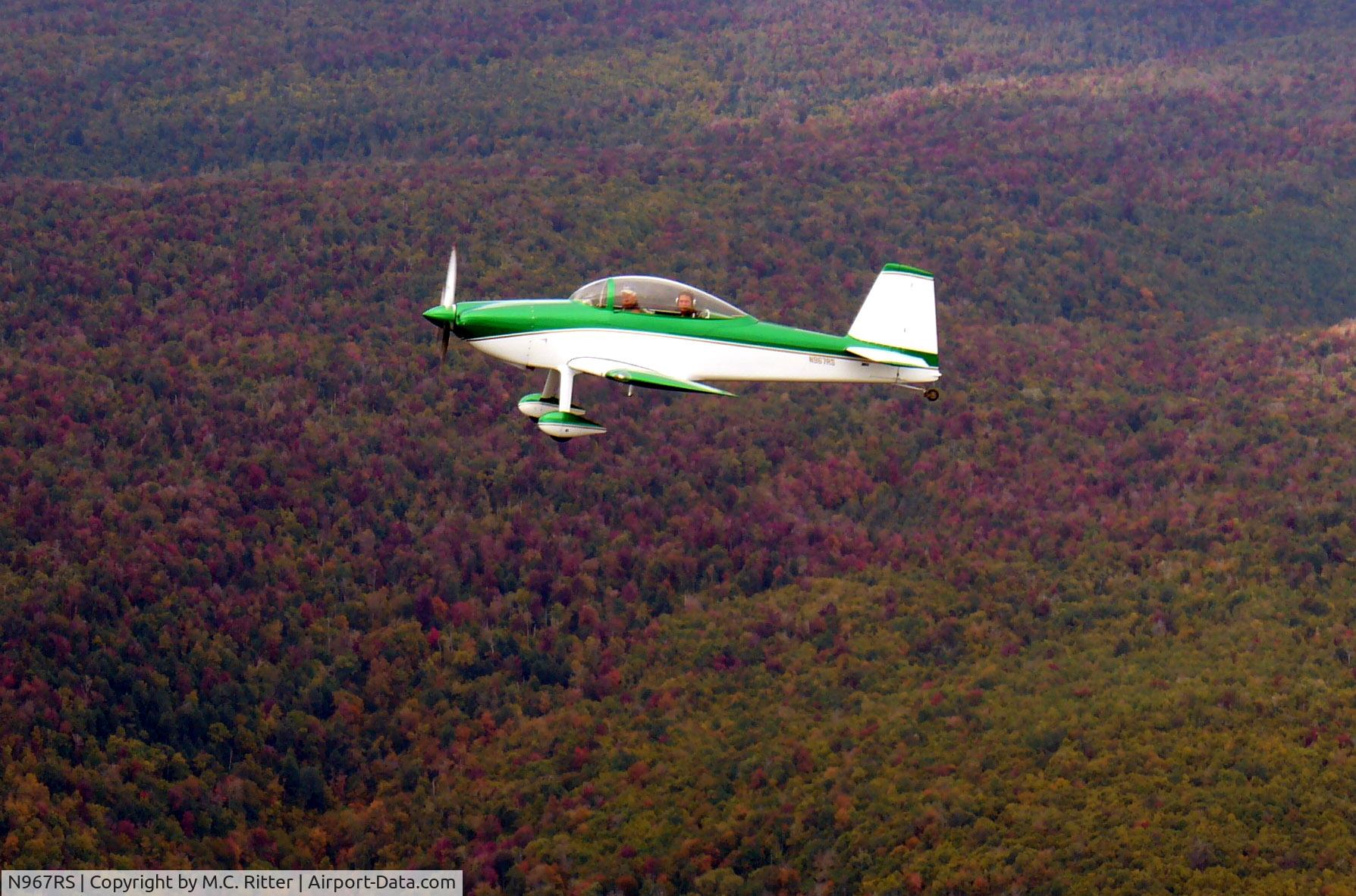 N967RS, 2007 Vans RV-8 C/N 82225, N967RS in flight