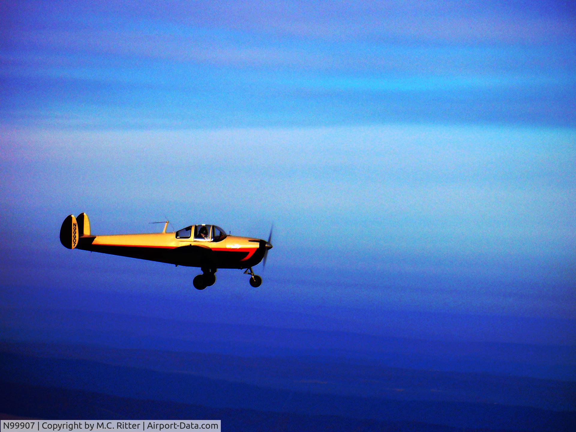 N99907, 1946 Erco 415C Ercoupe C/N 2530, N99907 in flight